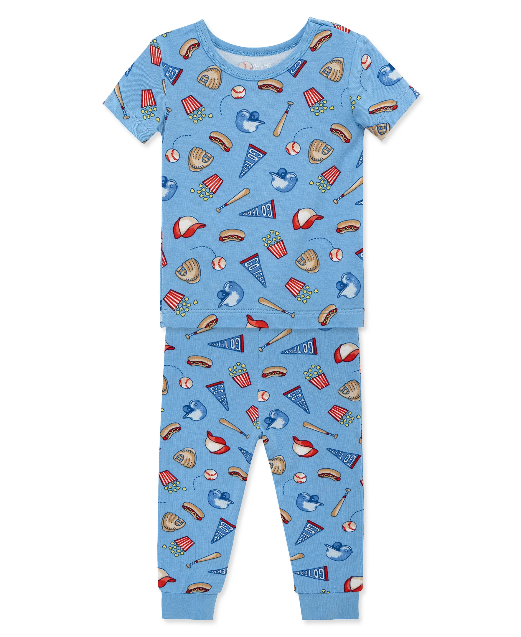 Baseball 4-Piece Pajama Set (2T-4T) - Image 4