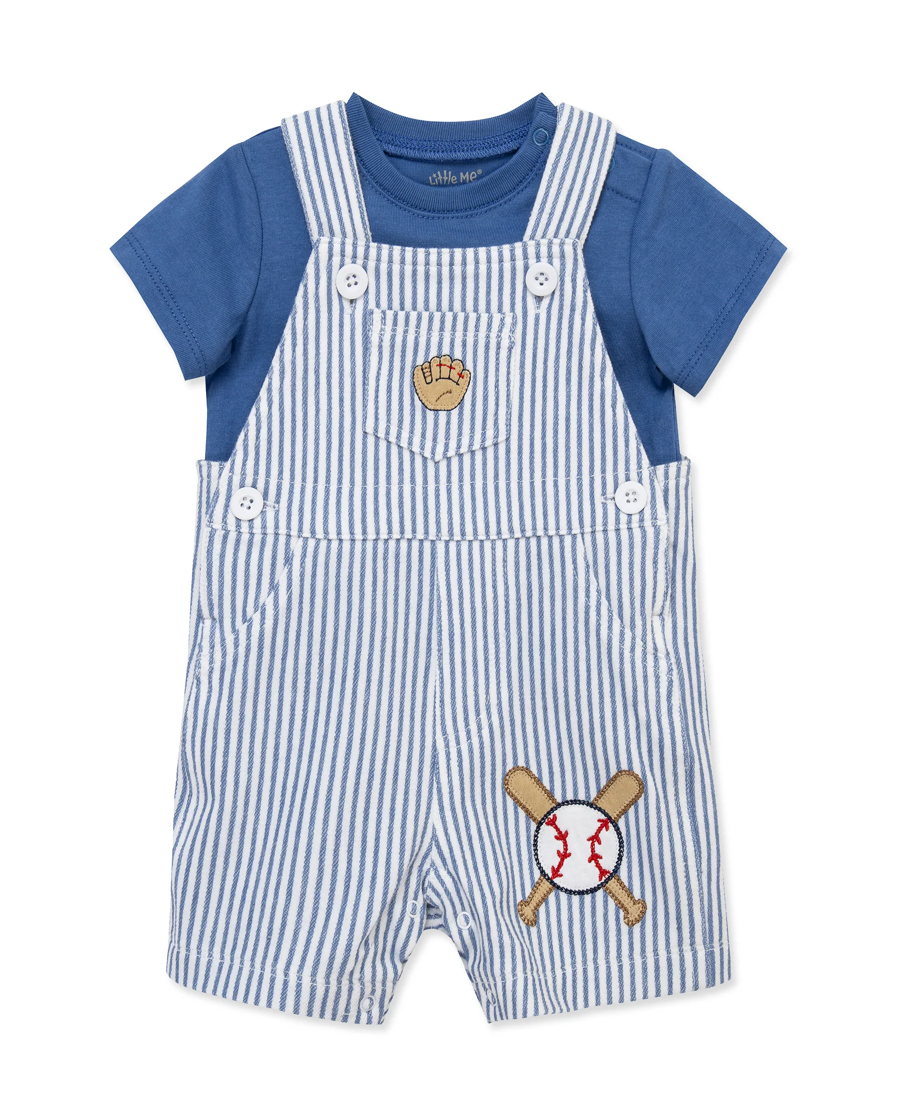 Baseball Shortall Set (3M-12M) - Image 5