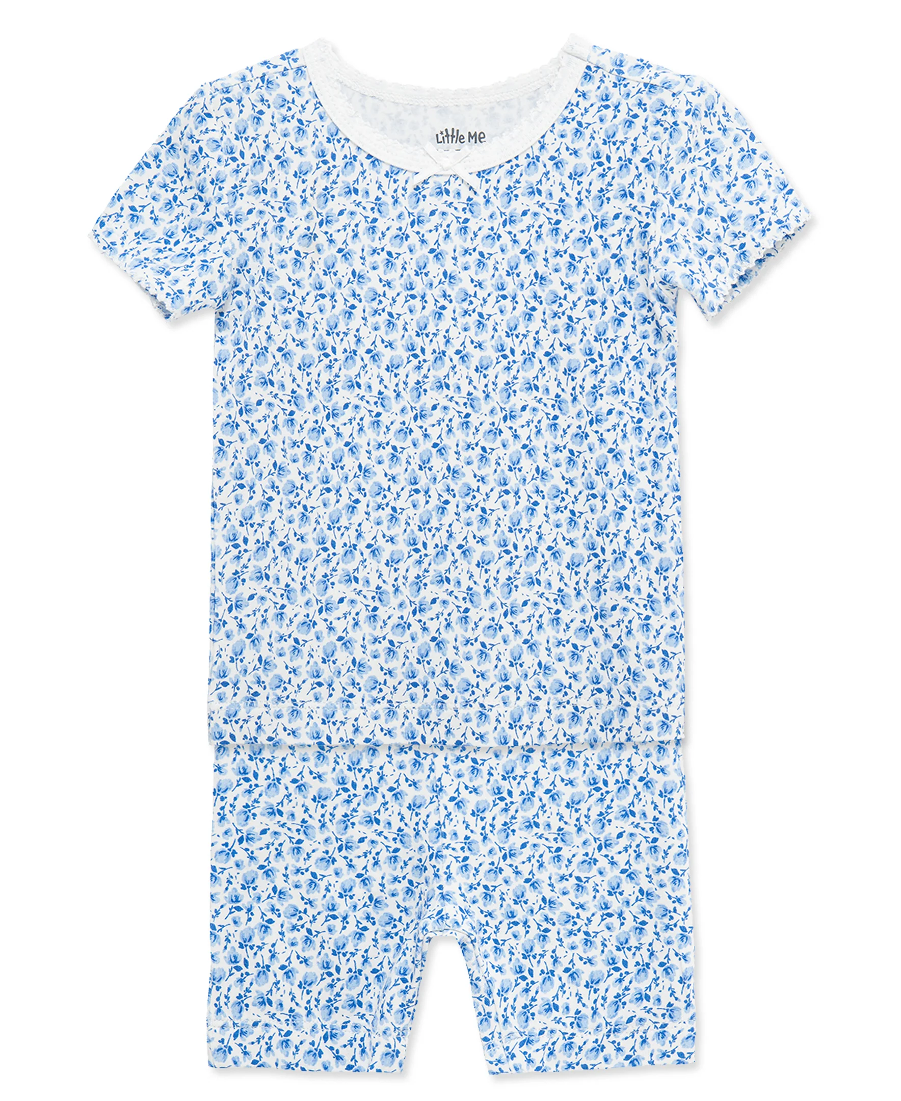 Blue Garden 4-Piece Pajama Set (2T-4T) - Image 5