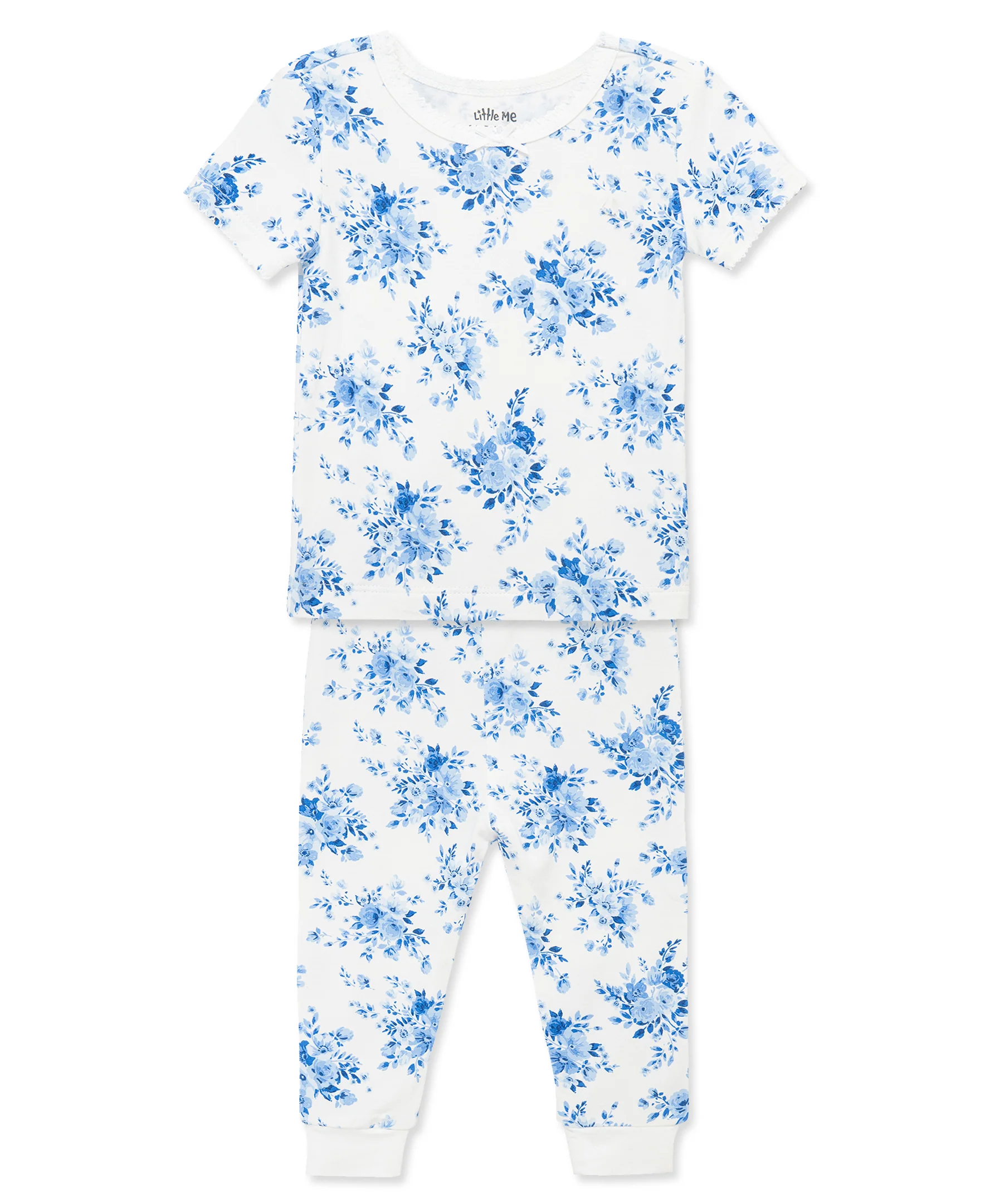 Blue Garden 4-Piece Pajama Set (12M-24M) - Image 4