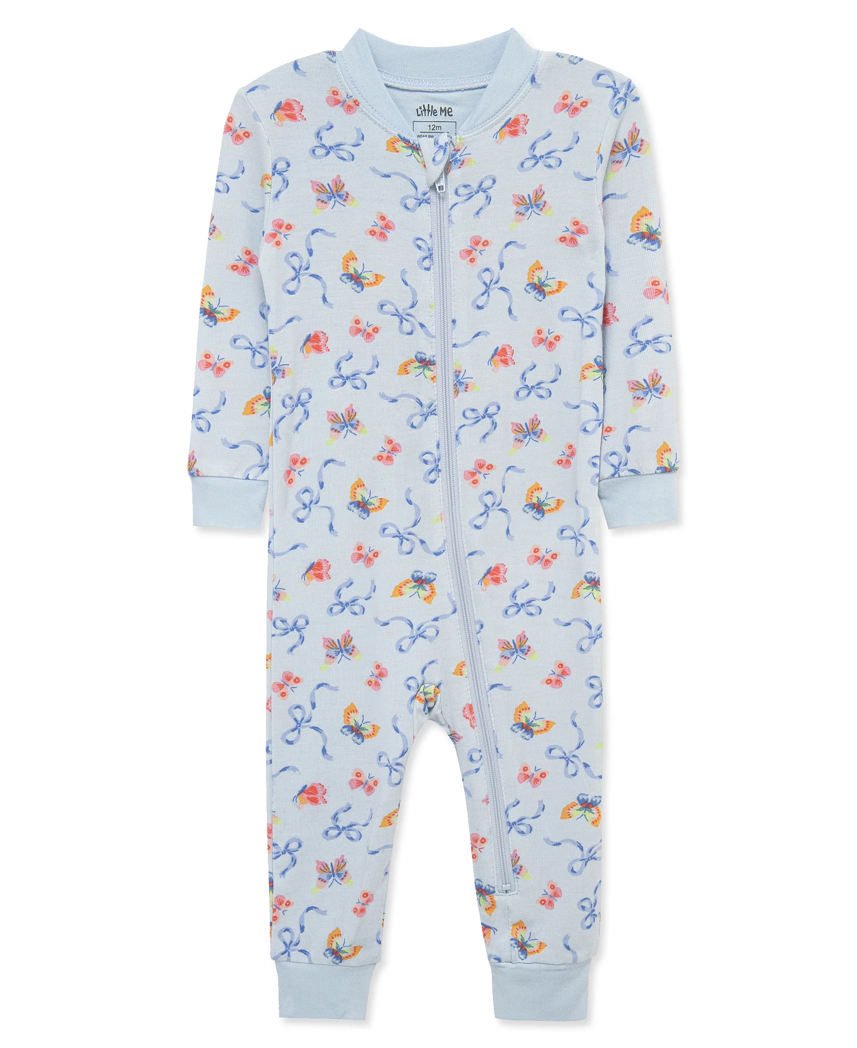 Bow Zip Front One-Piece