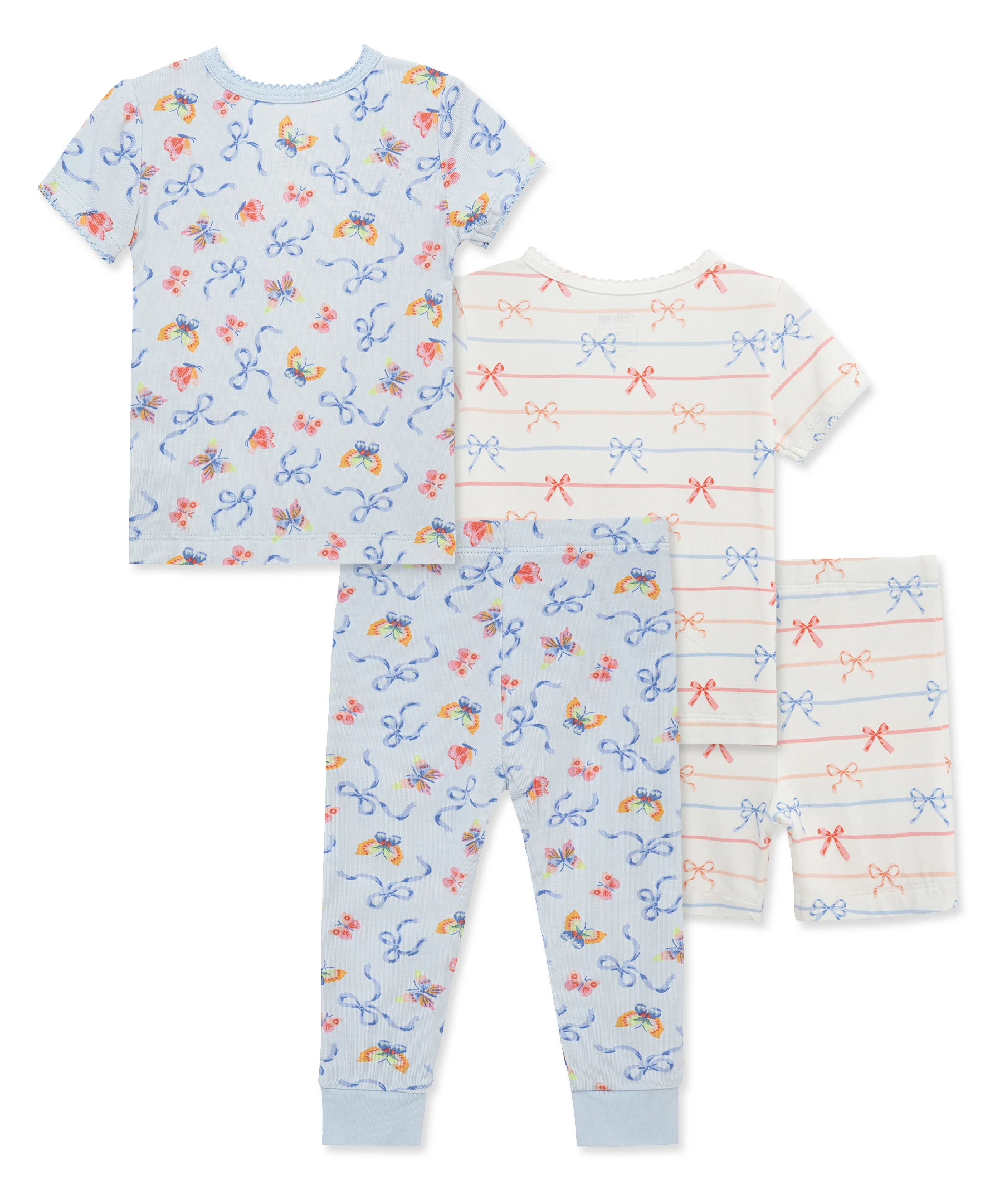 Bows 4-Piece Pajama Set (2T-4T) - Image 6
