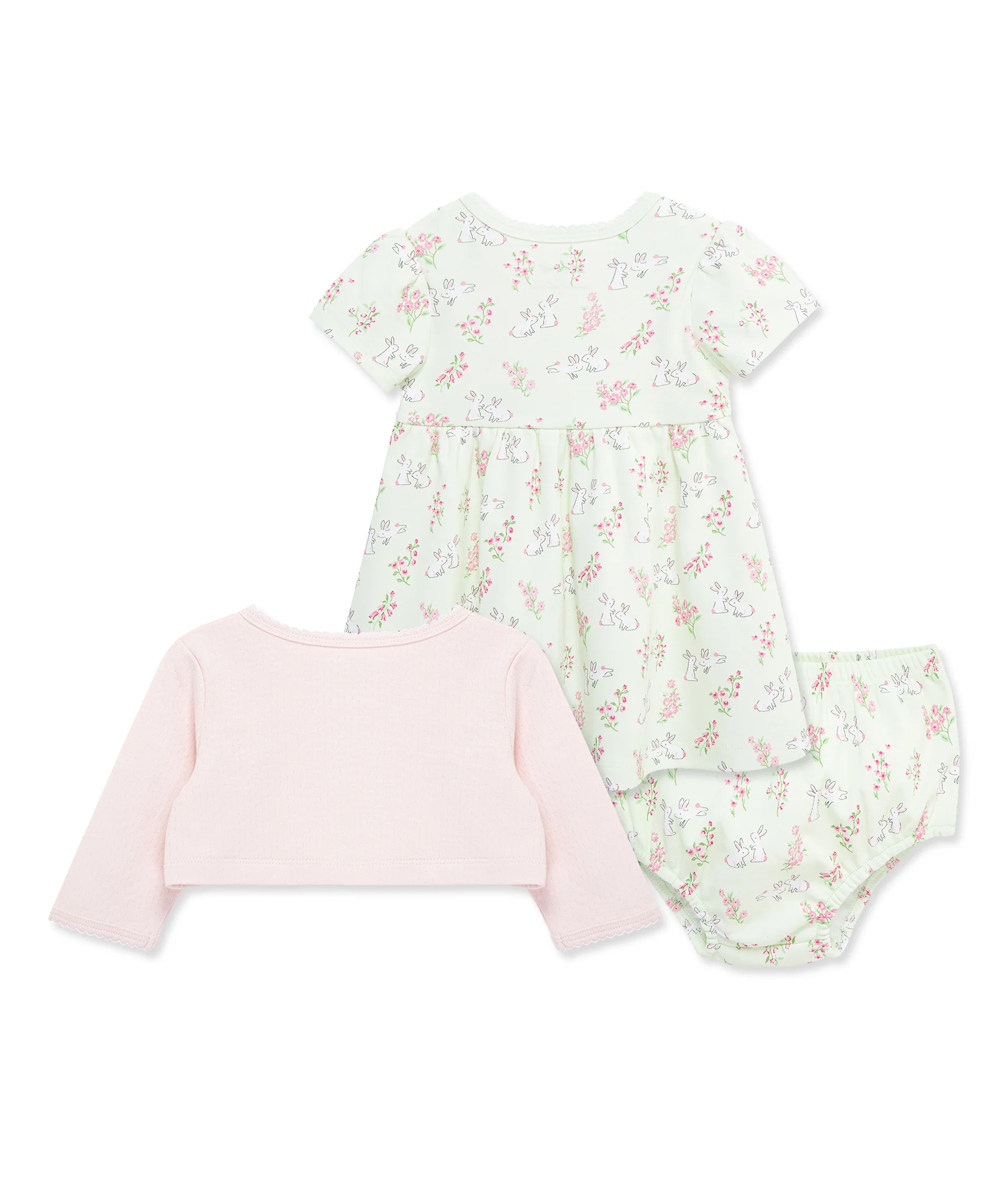 Bunny Knit Dress & Cardigan Set - Image 5