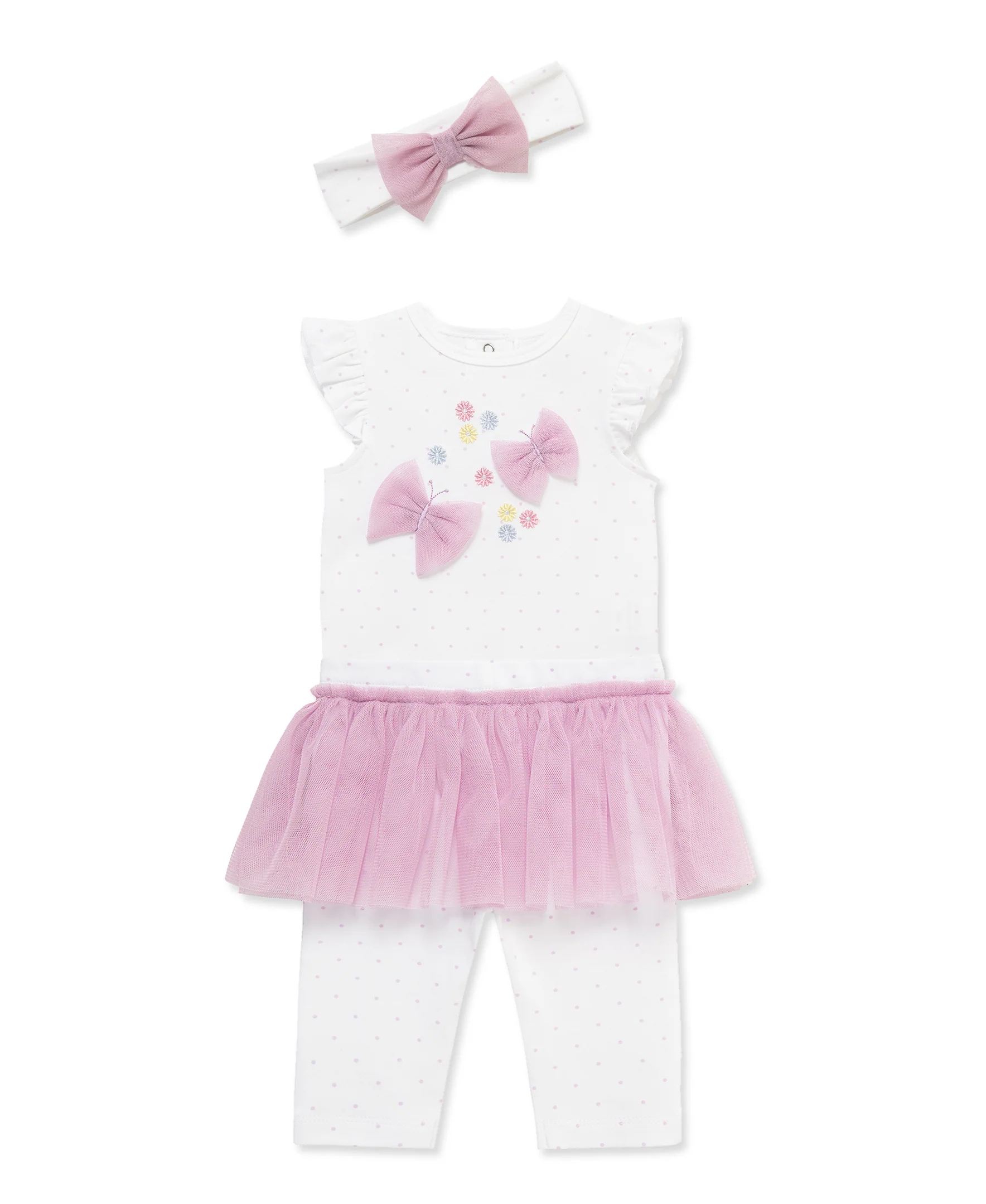 Butterfly Skegging & Headband Set (3M-12M) - Image 4