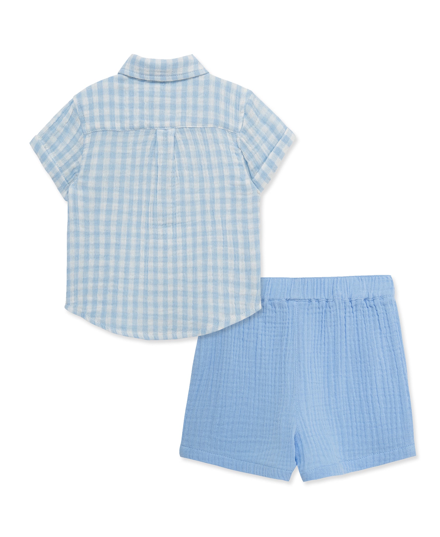 Check Woven Short Set (2T-4T) - Image 5