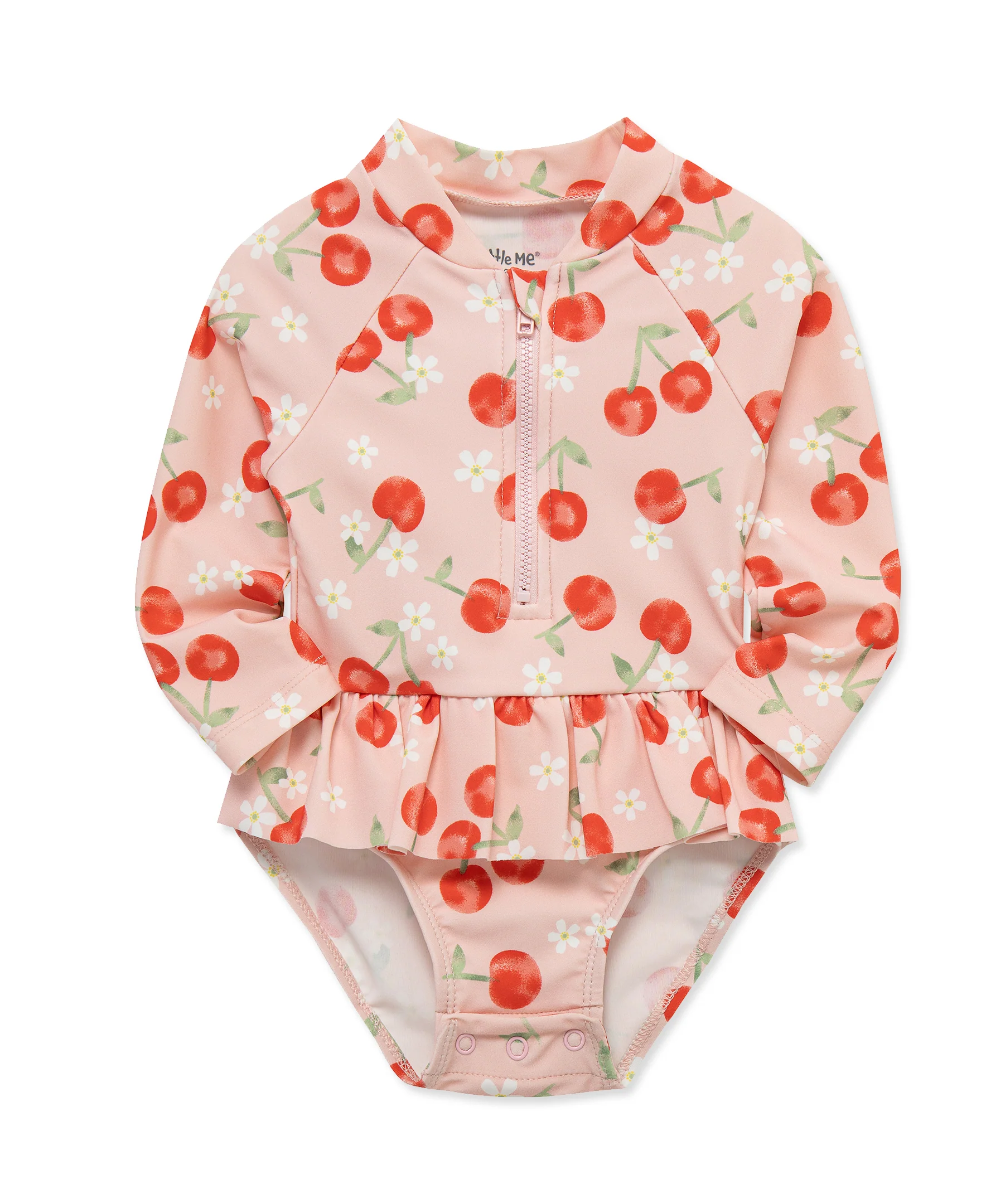 Cherry 1-Piece Rashguard Suit (2T-4T) - Image 3