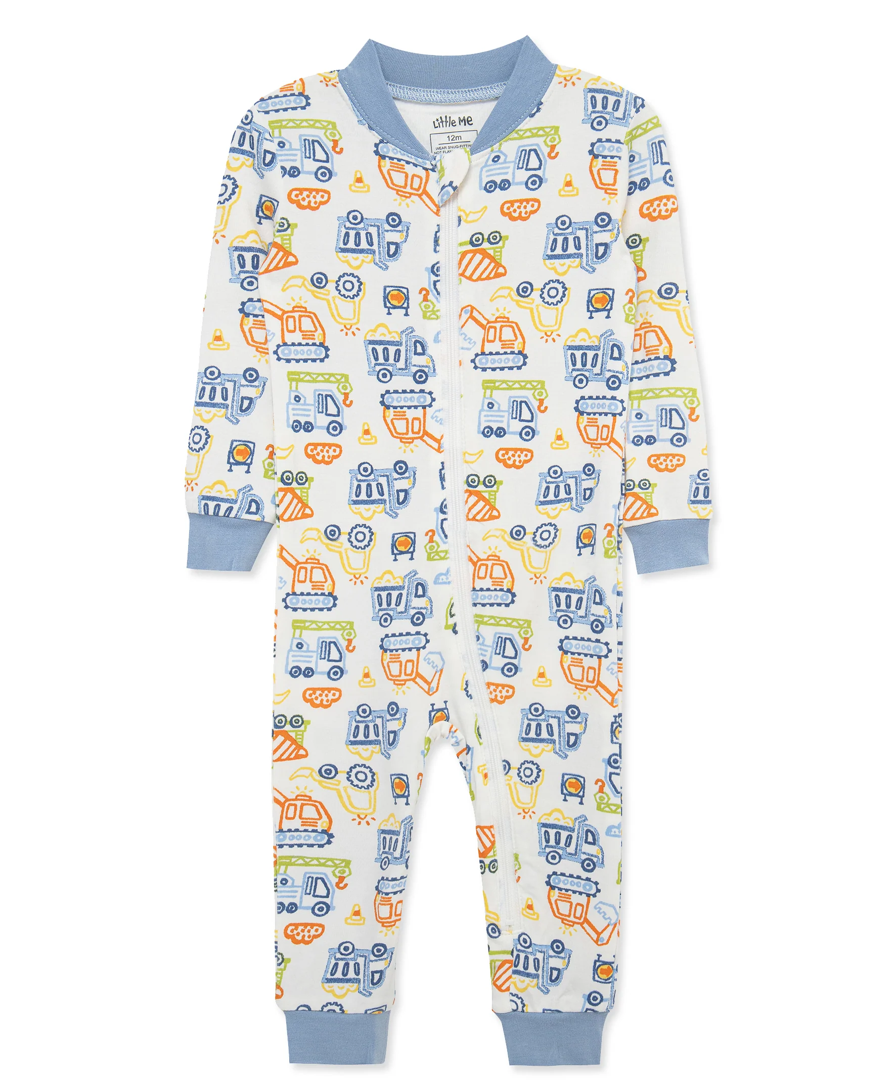 Construction Zip Front One-Piece