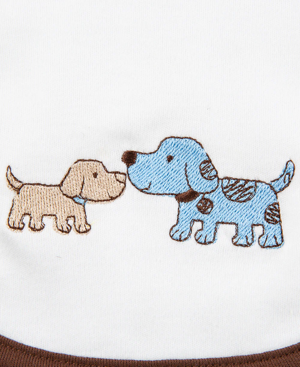Cute Puppies Bib & Burp Set - Image 2