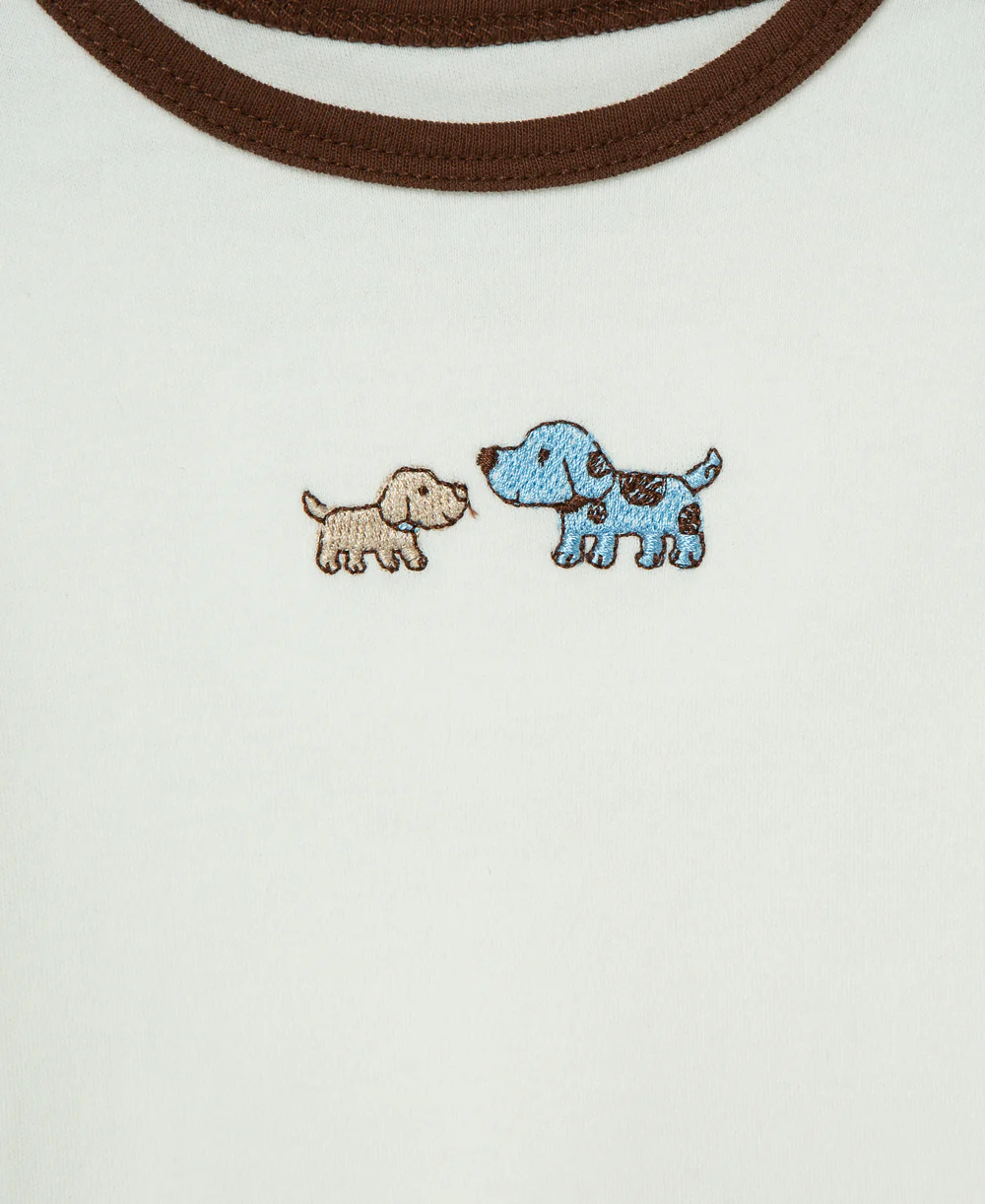 Cute Puppies Sleeper Gown And Hat - Image 2