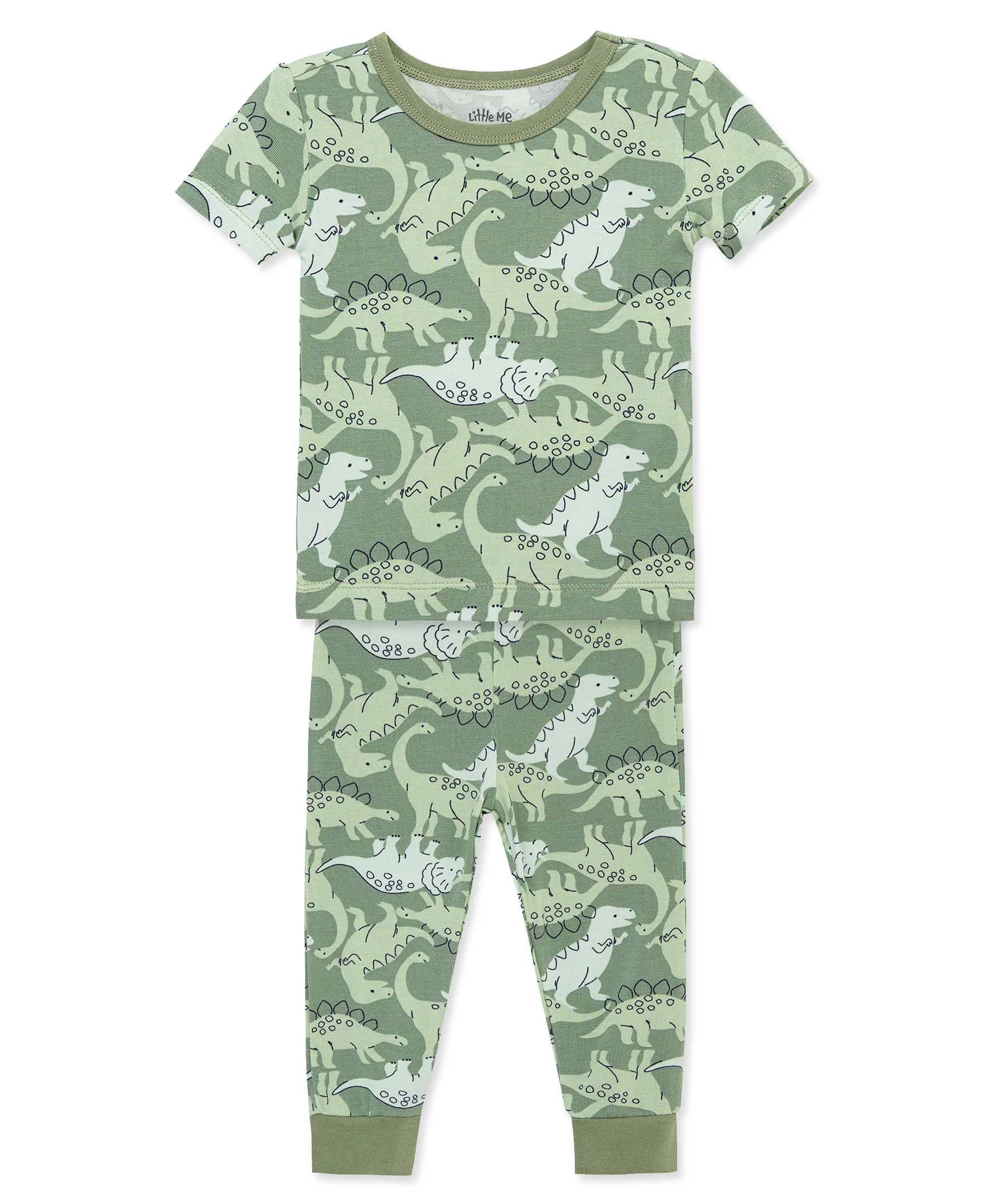 Dino 4-Piece Pajama Set (2T-4T) - Image 4