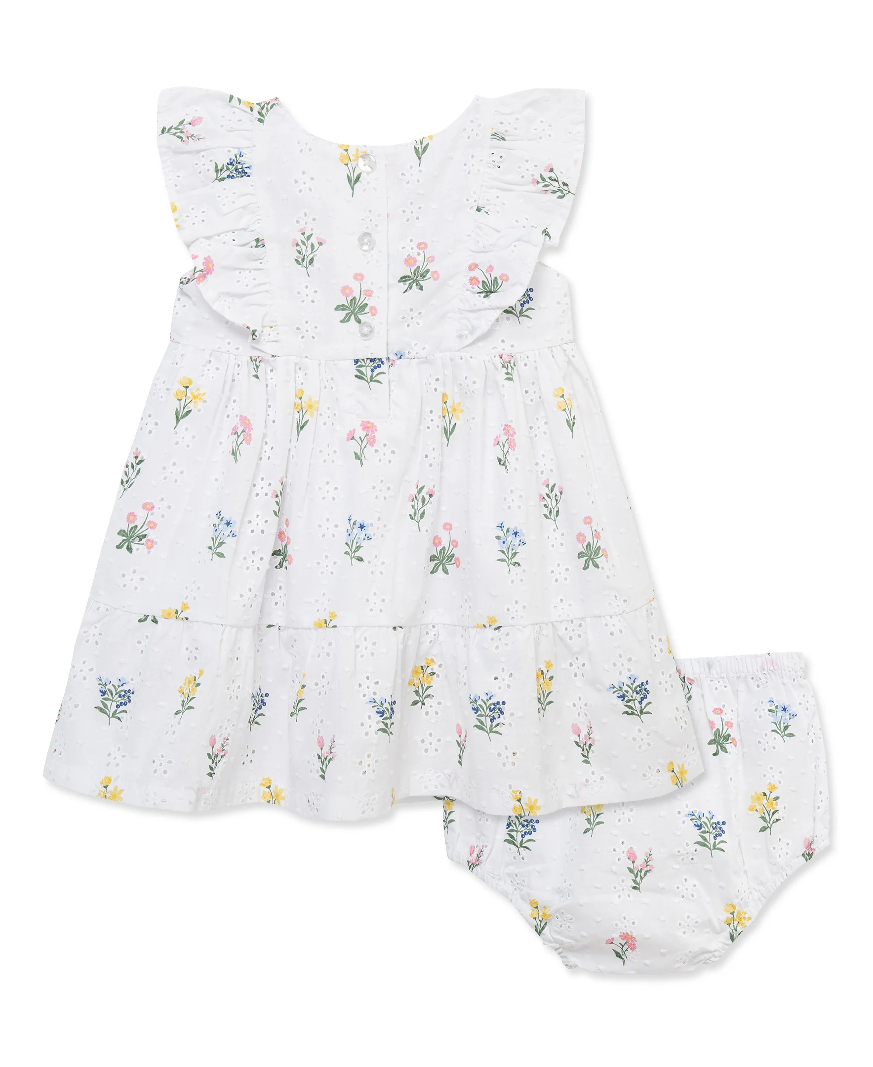 Eyelet Garden Woven Sundress w/ Panty (12M-24M) - Image 3
