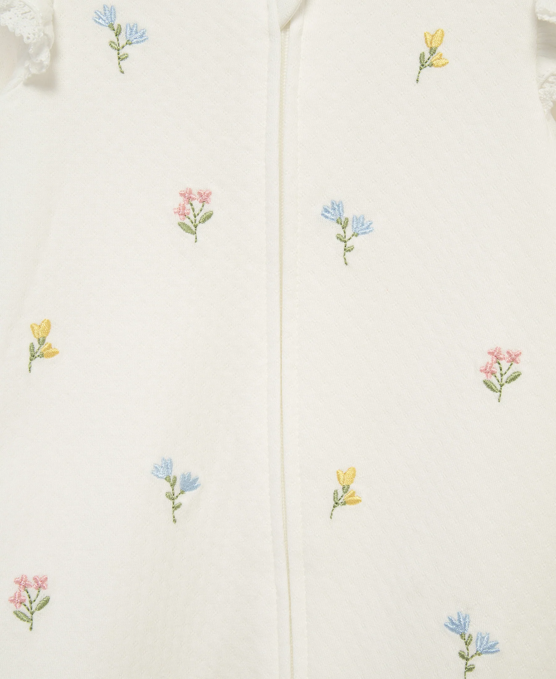 Flora 2-Way-Zip Footed One-Piece - Image 2