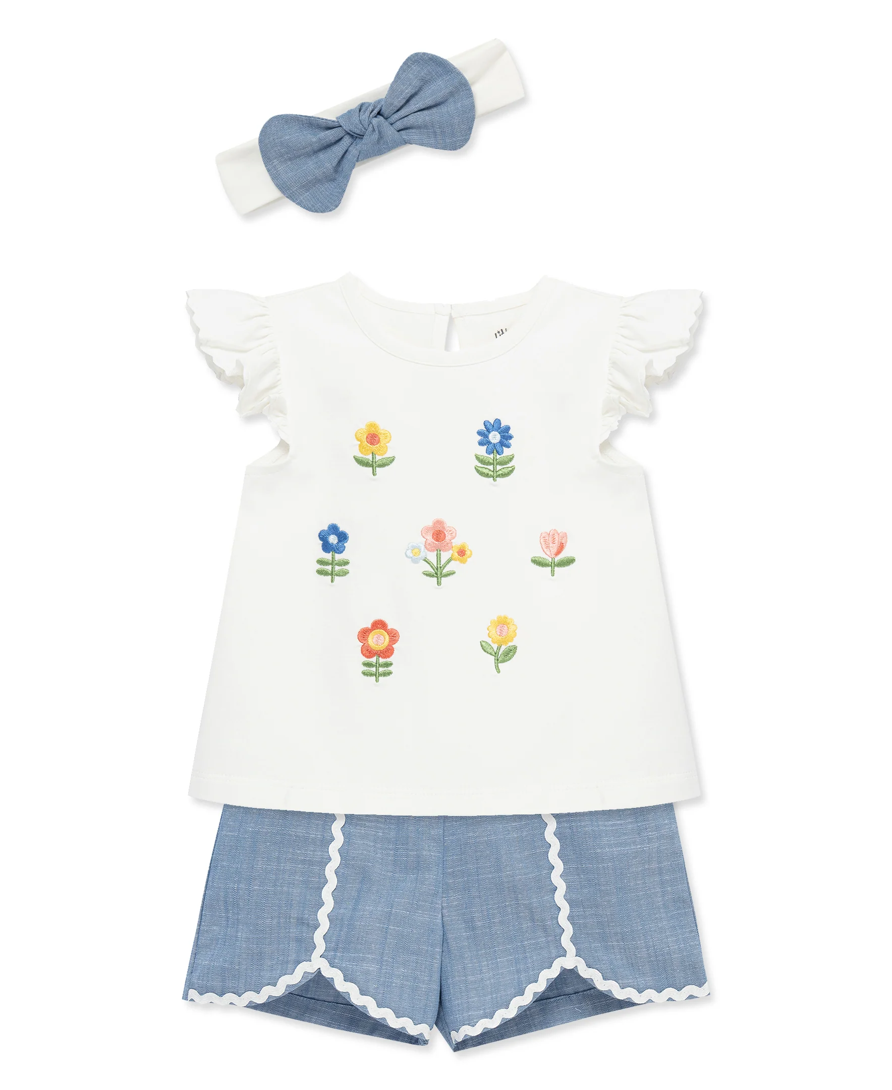 Floral Embroidery Play Set (2T-4T) - Image 4