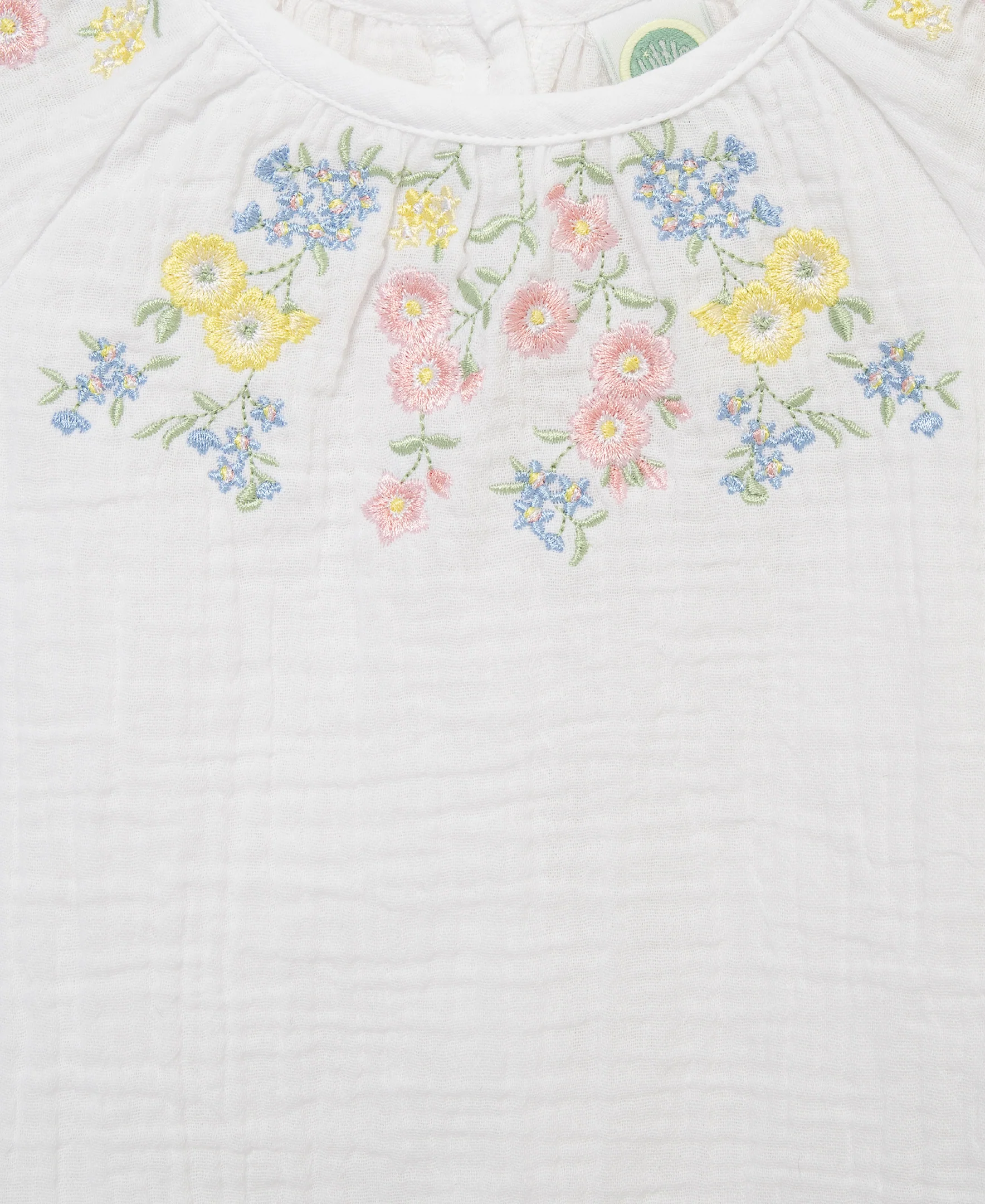 Floral Trail Woven 2-Piece Sunsuit & Headband - Image 2