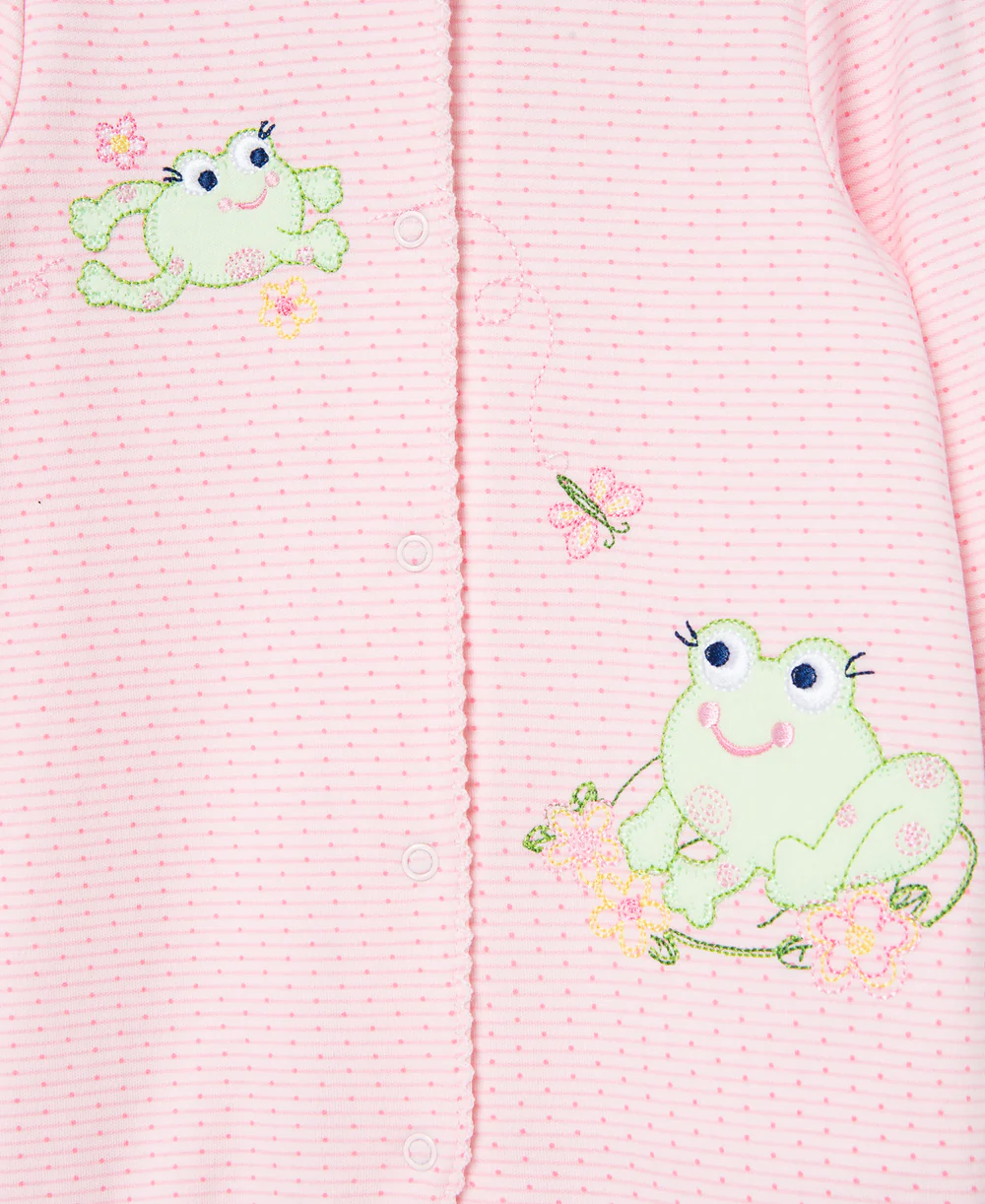 Frog Friends Footed One-Piece - Image 2