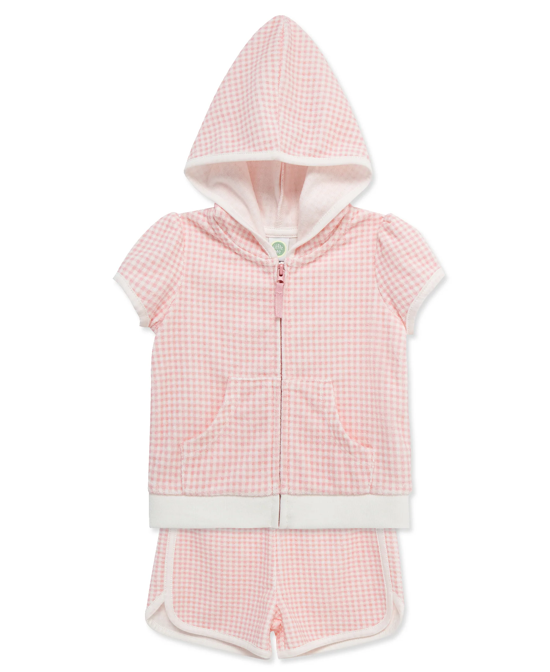 Gingham 2-Piece Swim Cover Up Set (6M-24M) - Image 4