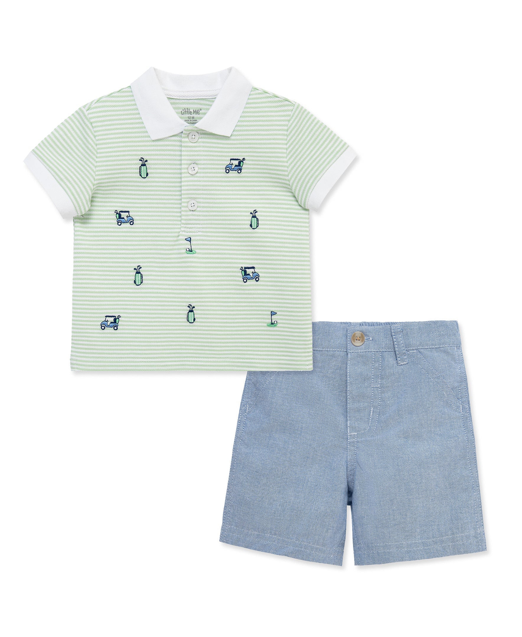 Golf Polo Short Set (12M-24M)