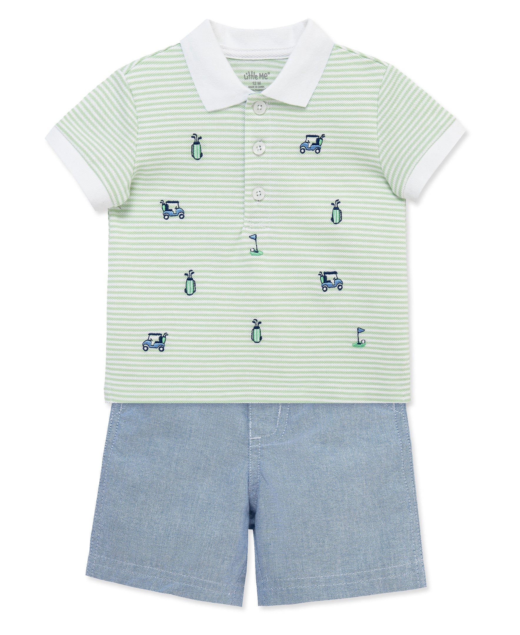 Golf Polo Short Set (2T-4T) - Image 4