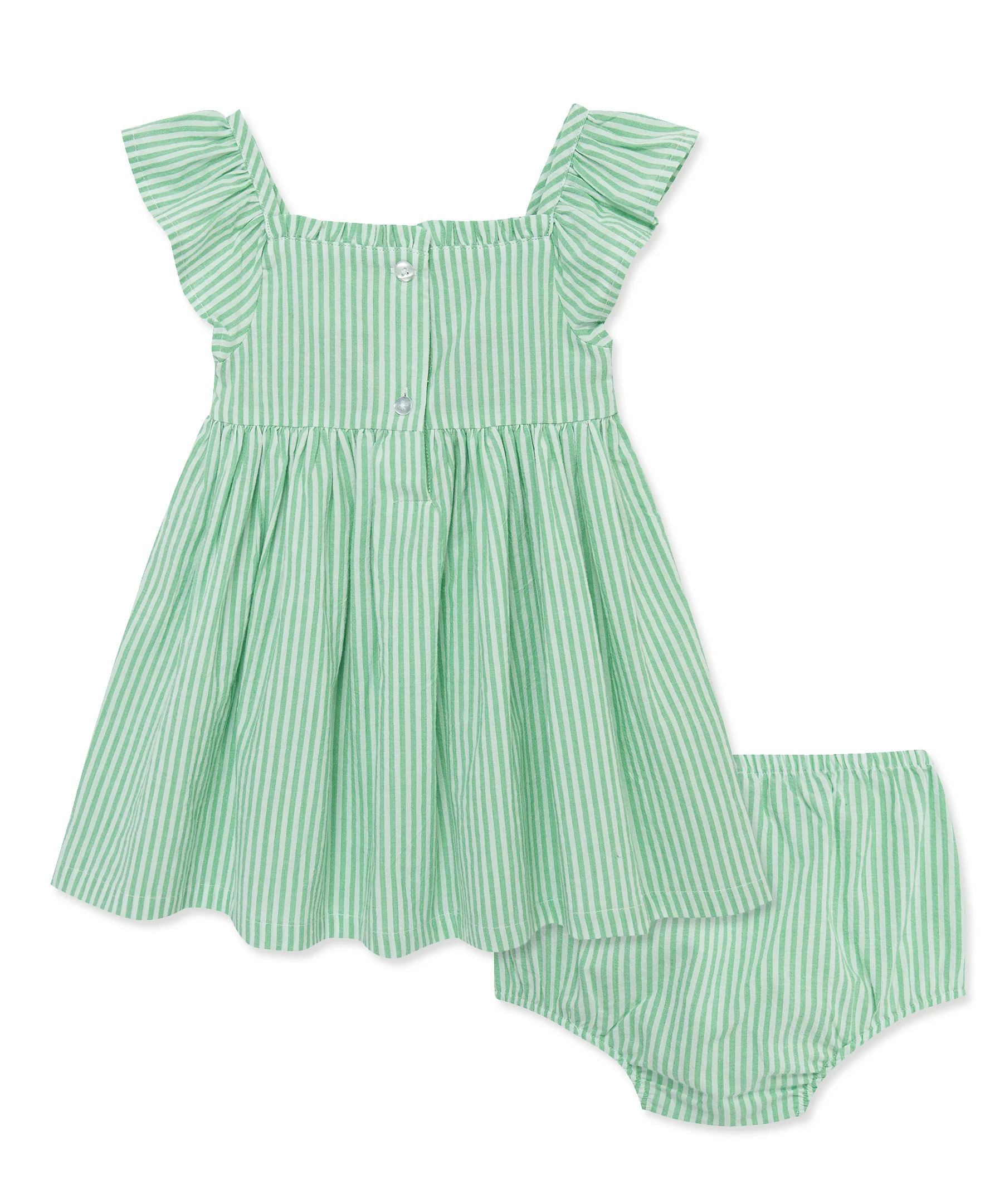 Green Embroidered Sundress w/ Panty (12M-24M) - Image 3