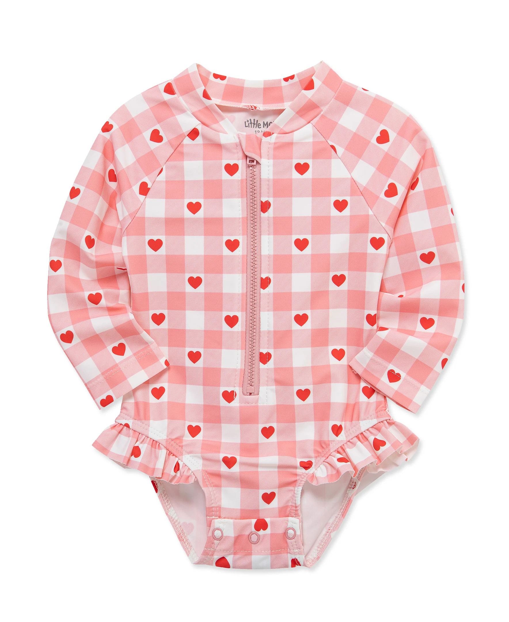 Heart 1-Piece Rashguard Suit (2T-4T) - Image 3
