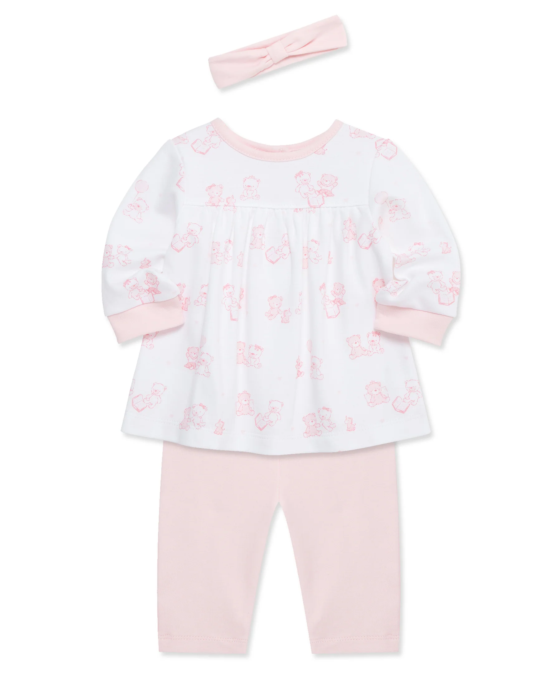 Joyful Bears 3-Piece Pant Set & Headband - Image 3