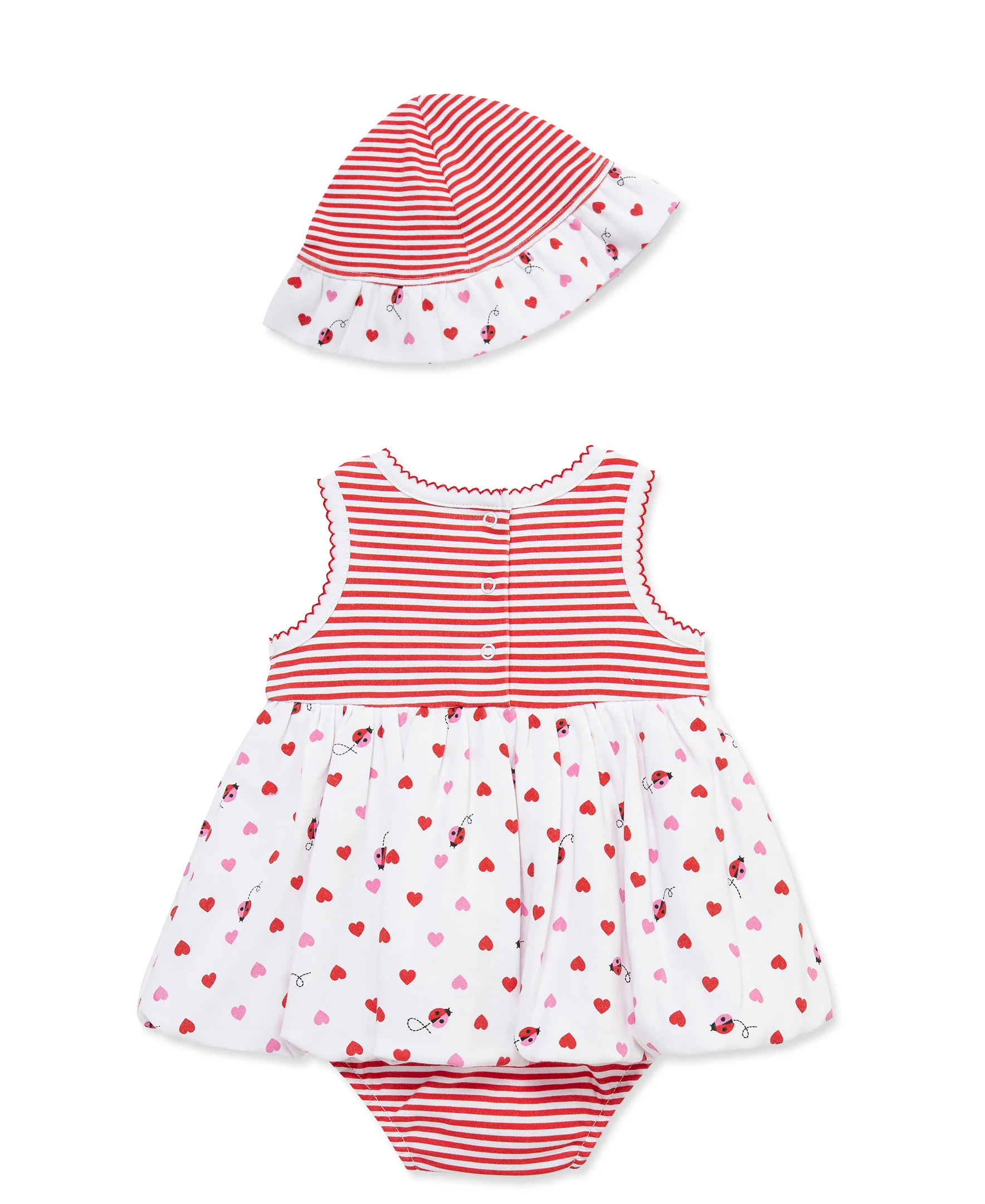 Ladybugs Knit Popover & Hat - Image 3