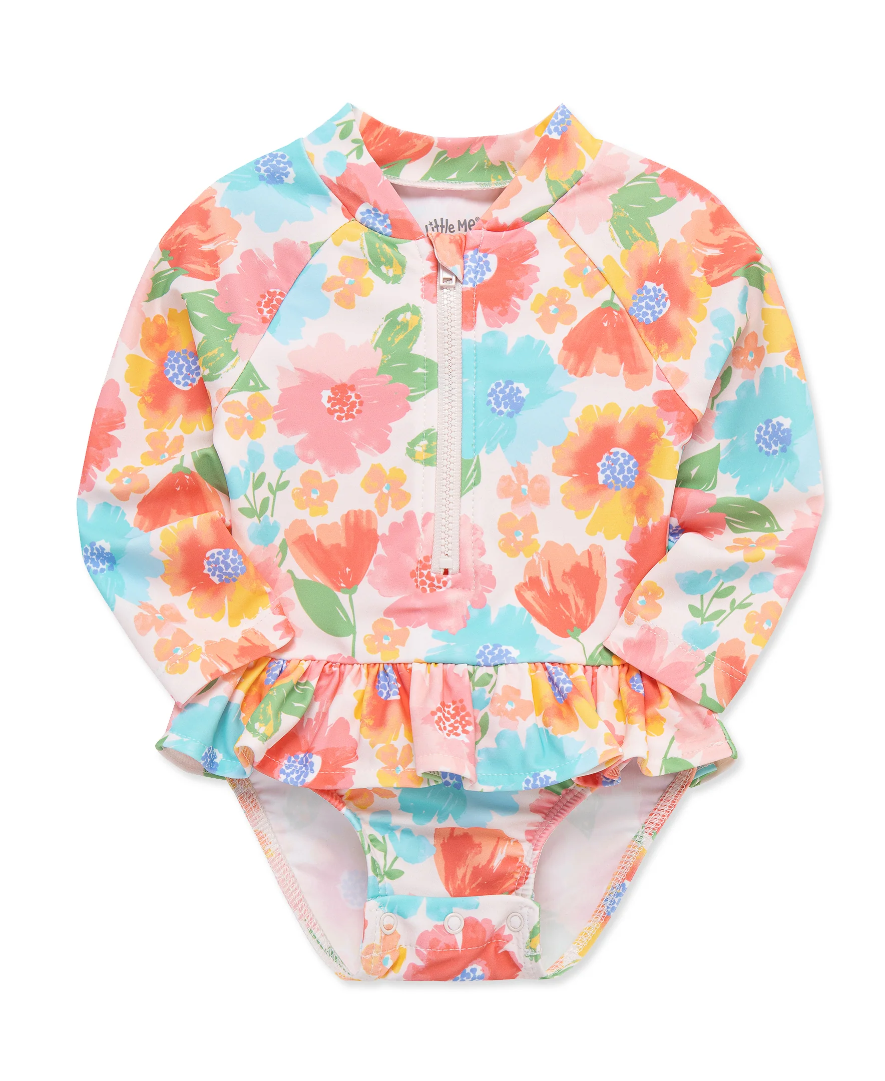 Multi Floral 1-Piece Rashguard Suit (6M-24M) - Image 3