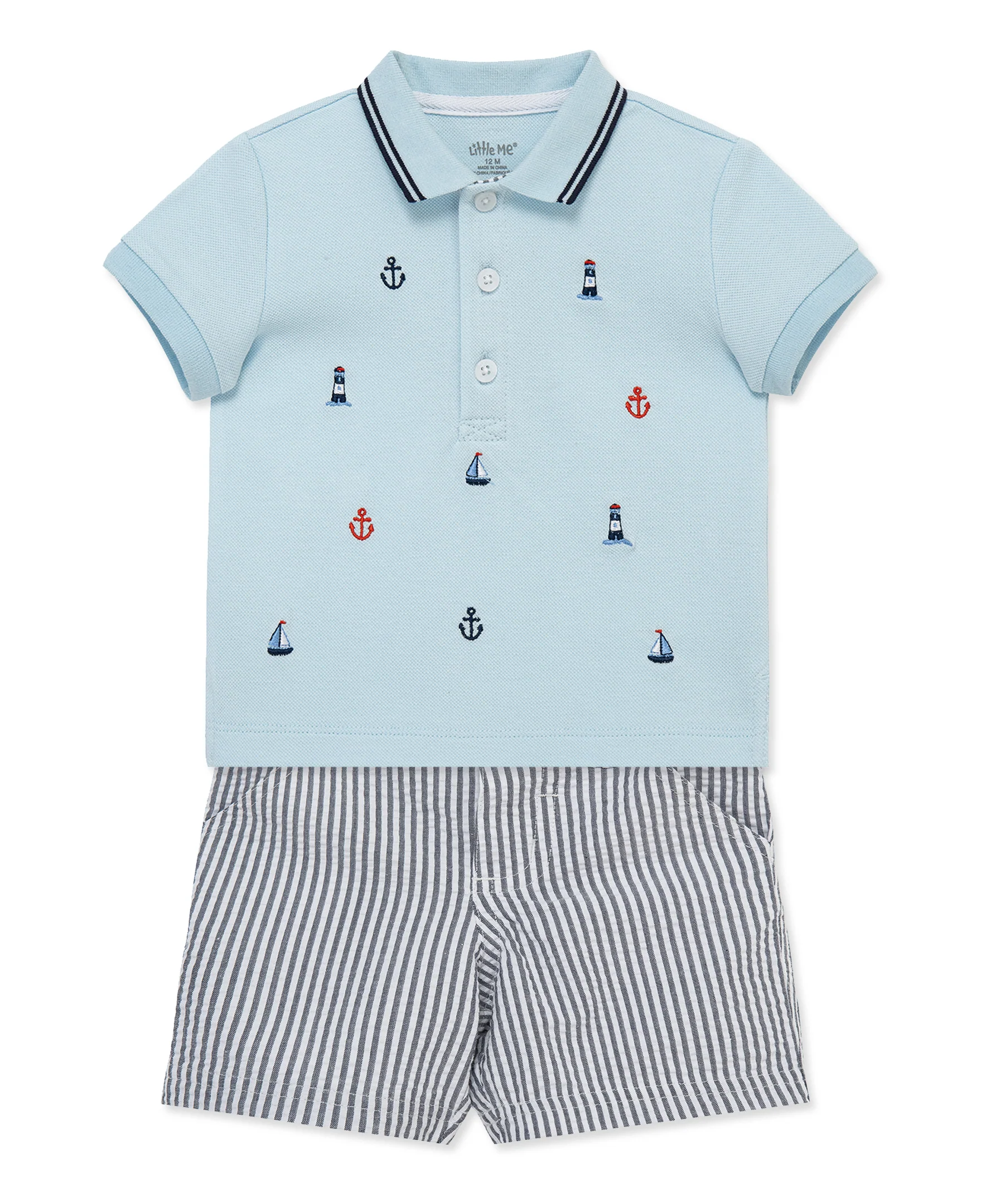 Nautical Polo Short Set (2T-4T) - Image 5