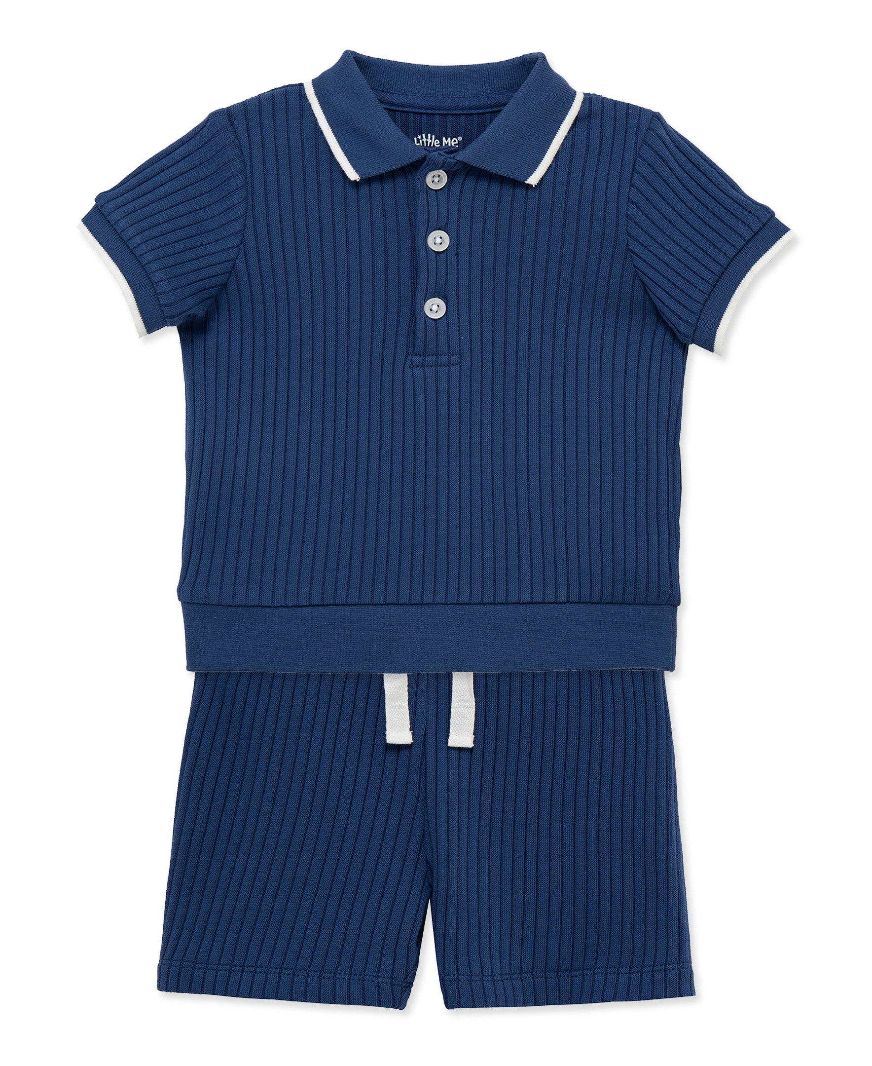 Navy 2-Piece Short Set (2T-4T) - Image 3