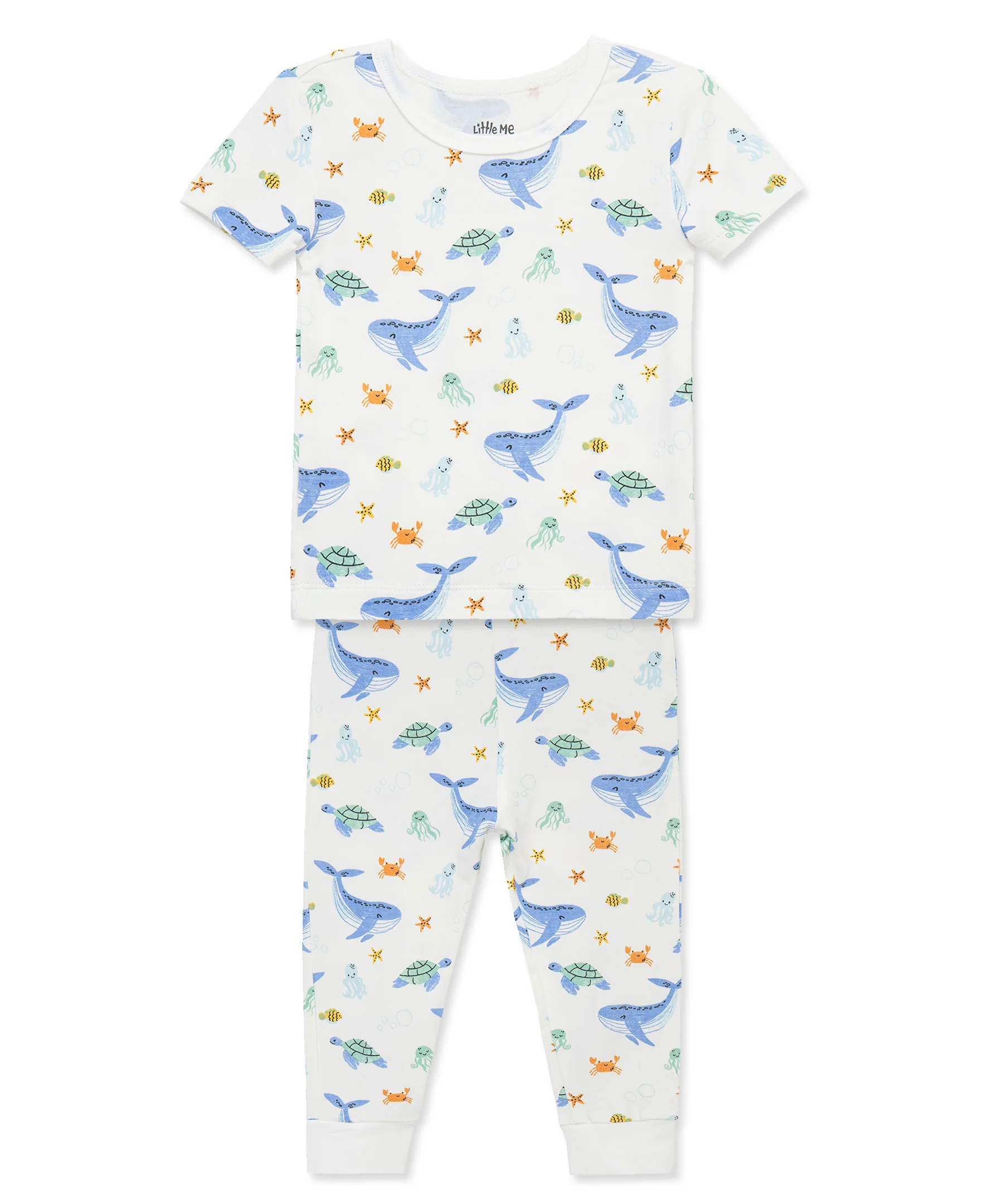 Ocean 4-Piece Pajama Set (2T-4T) - Image 4