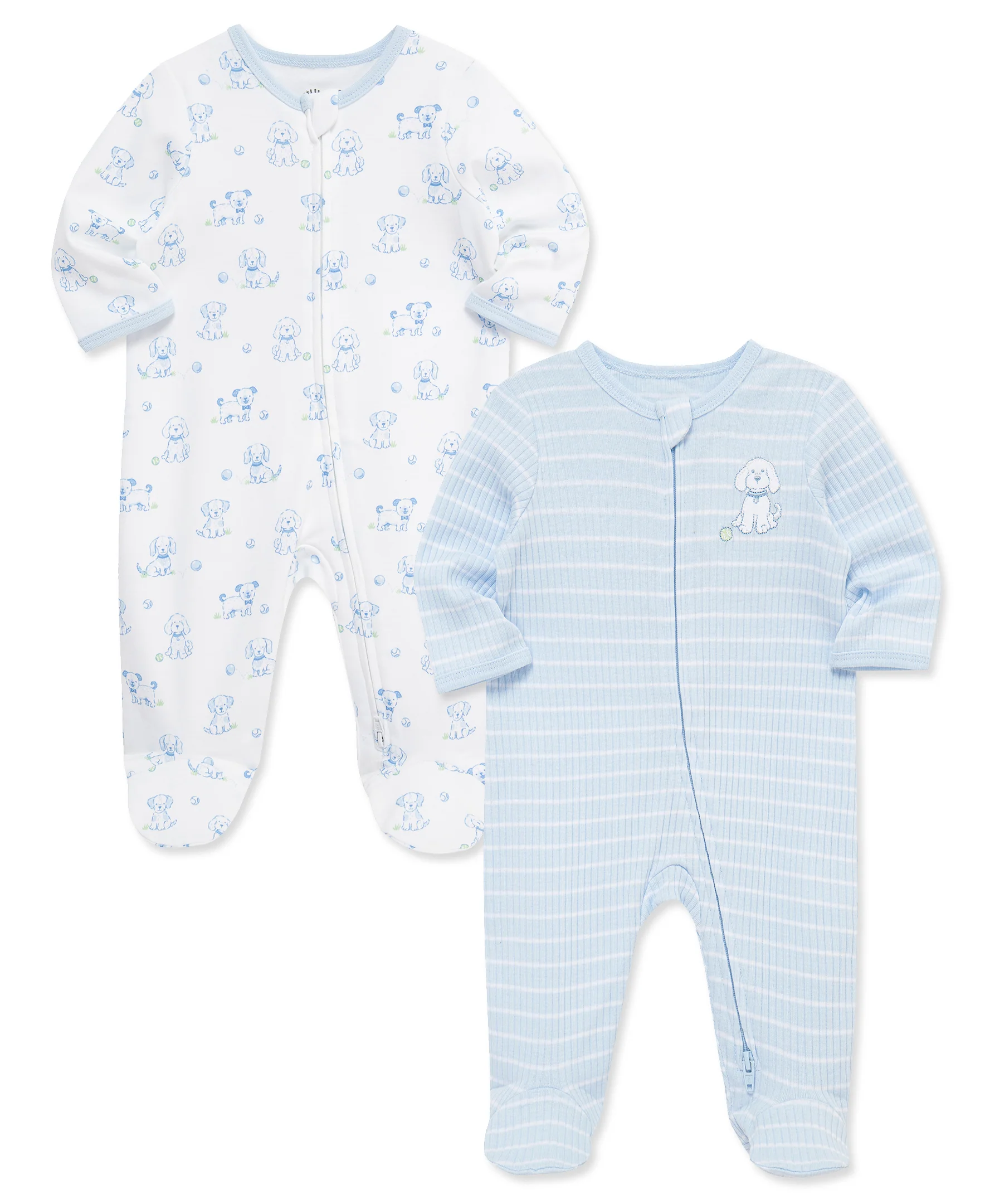 Peppy Puppies 2-Way-Zip Footies (2-Pack) - Image 4