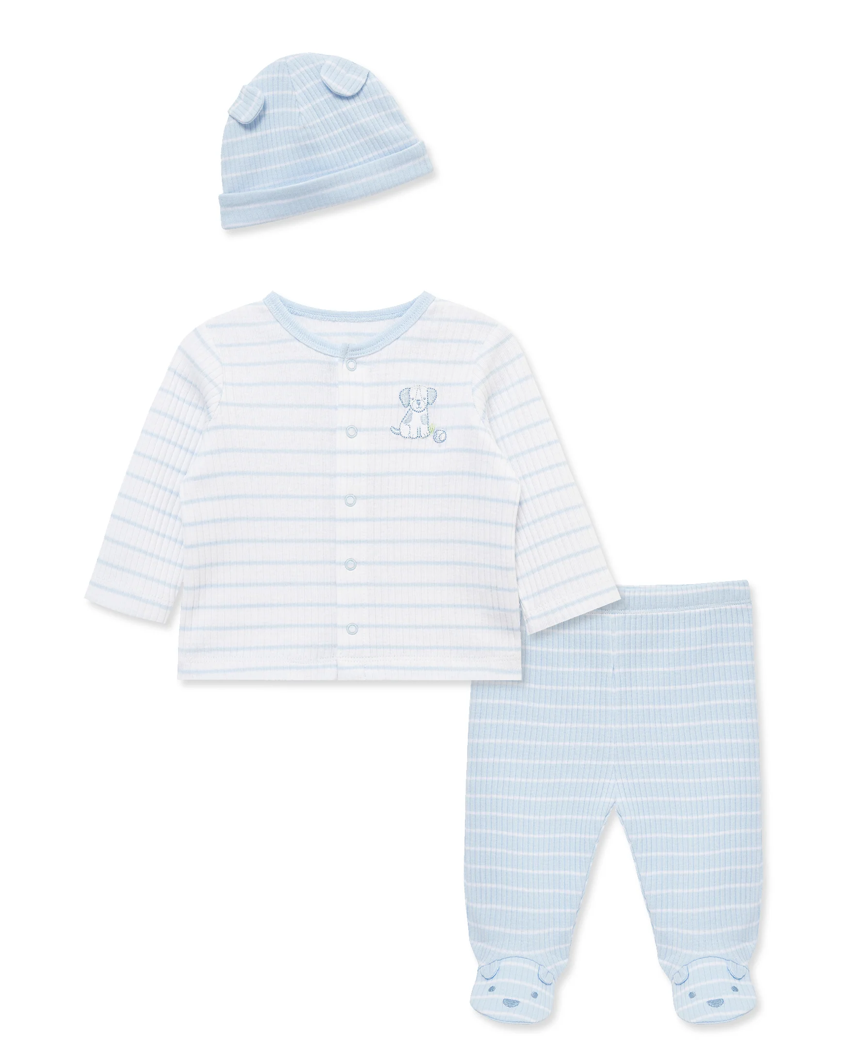Peppy Puppies 3-Piece Cardigan Set
