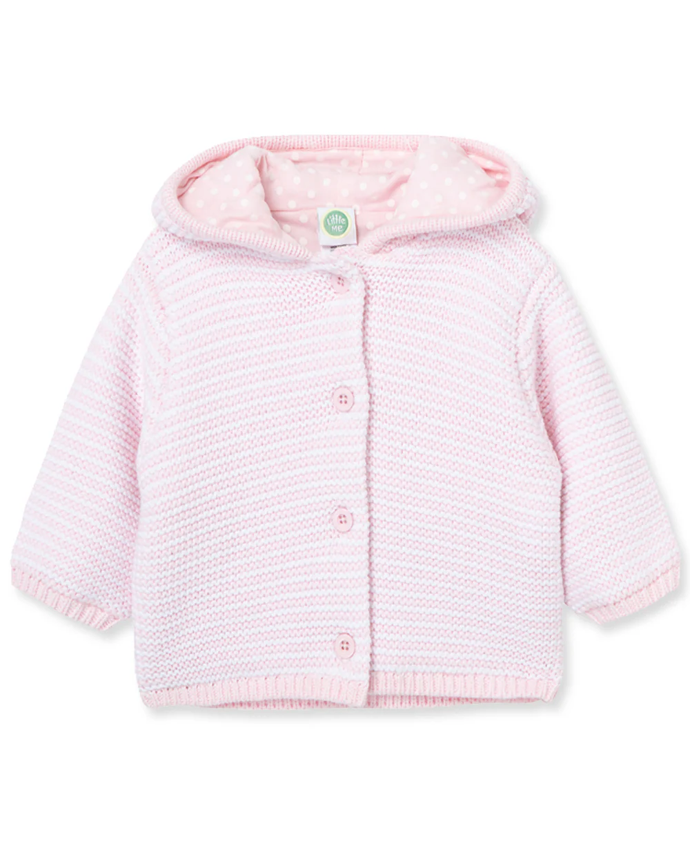 Pink Textured Hoodie - Image 4