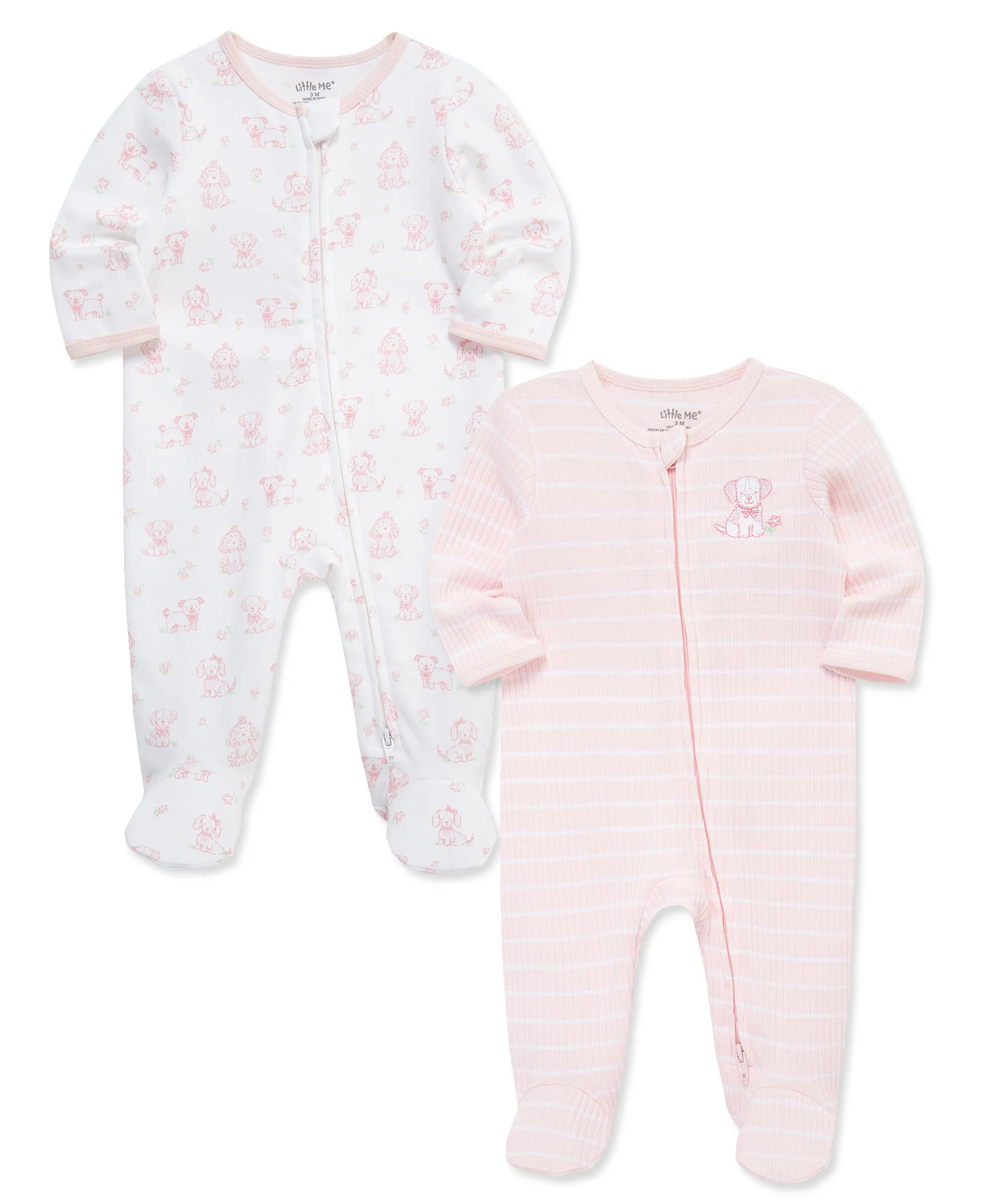 Pretty Puppies 2-Way-Zip Footies (2-Pack) - Image 4