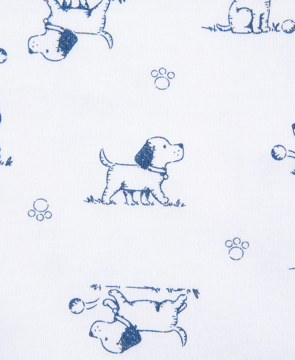 Puppy Toile Receiving Blanket - Image 3