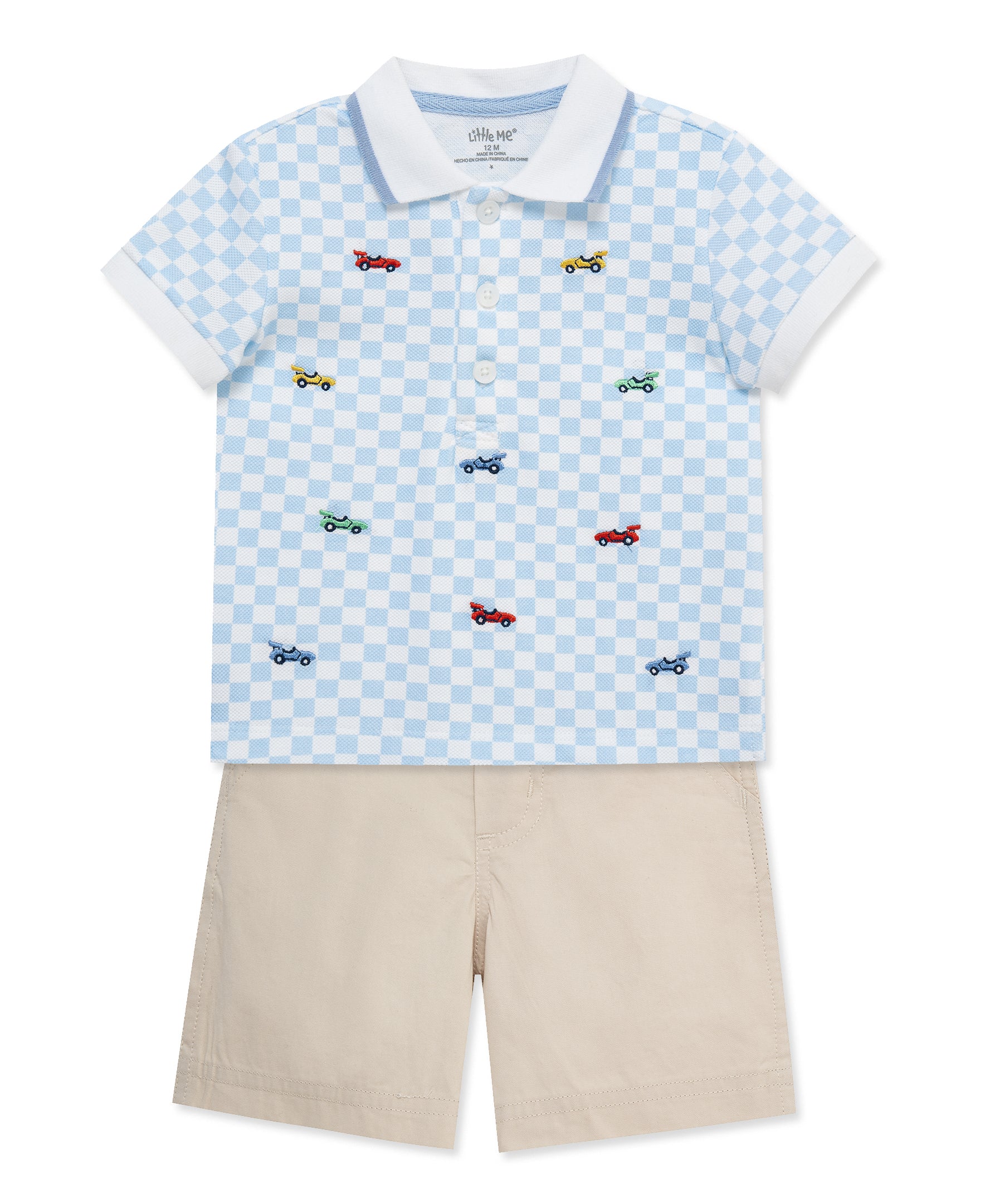 Race Car Polo Short Set (2T-4T) - Image 4