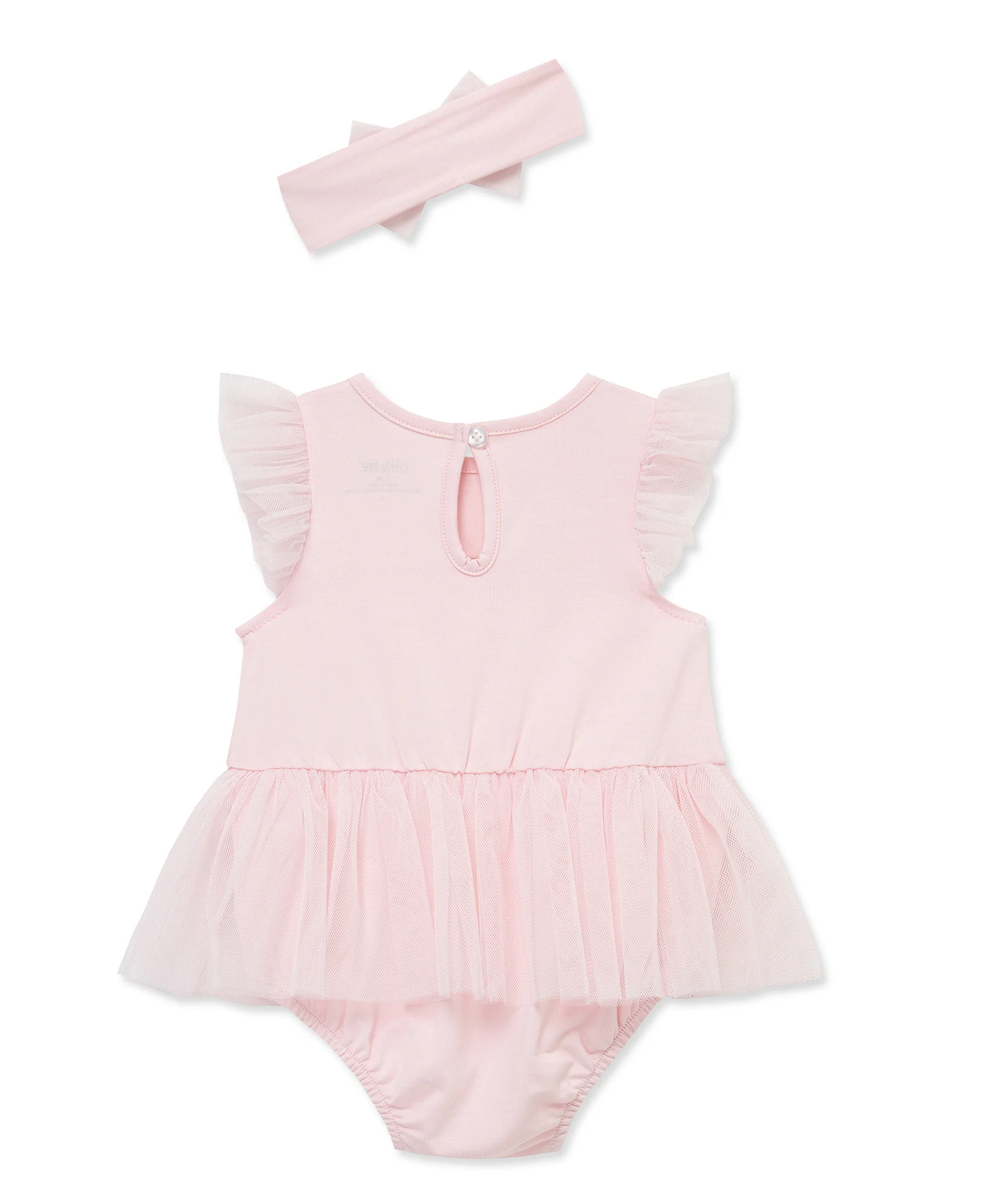 Rose Mesh Skirt Bubble & Headband - Image 3