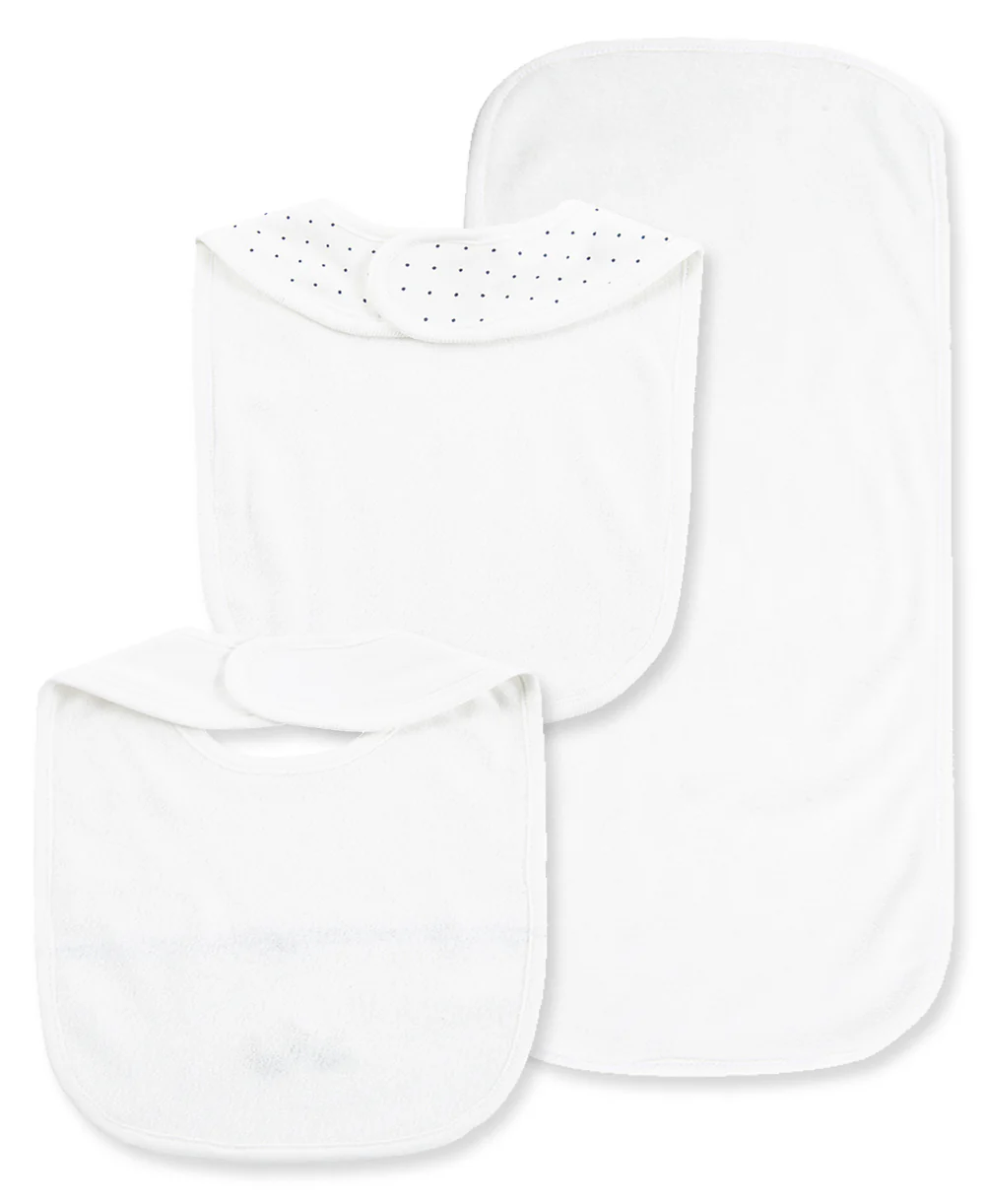Rosebud Bib & Burp Set - Image 3