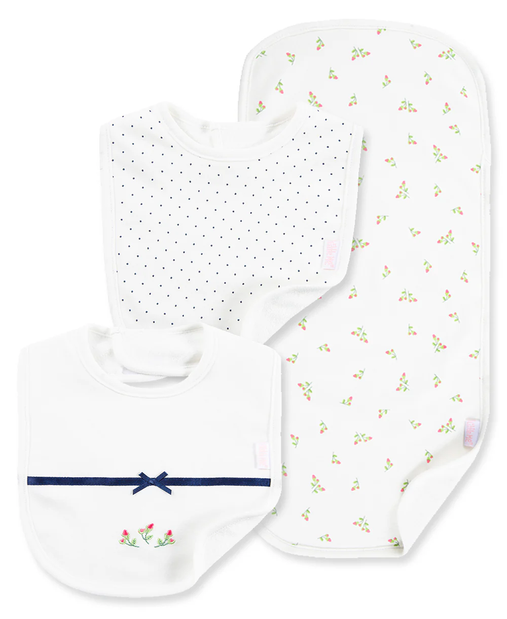 Rosebud Bib & Burp Set - Image 4