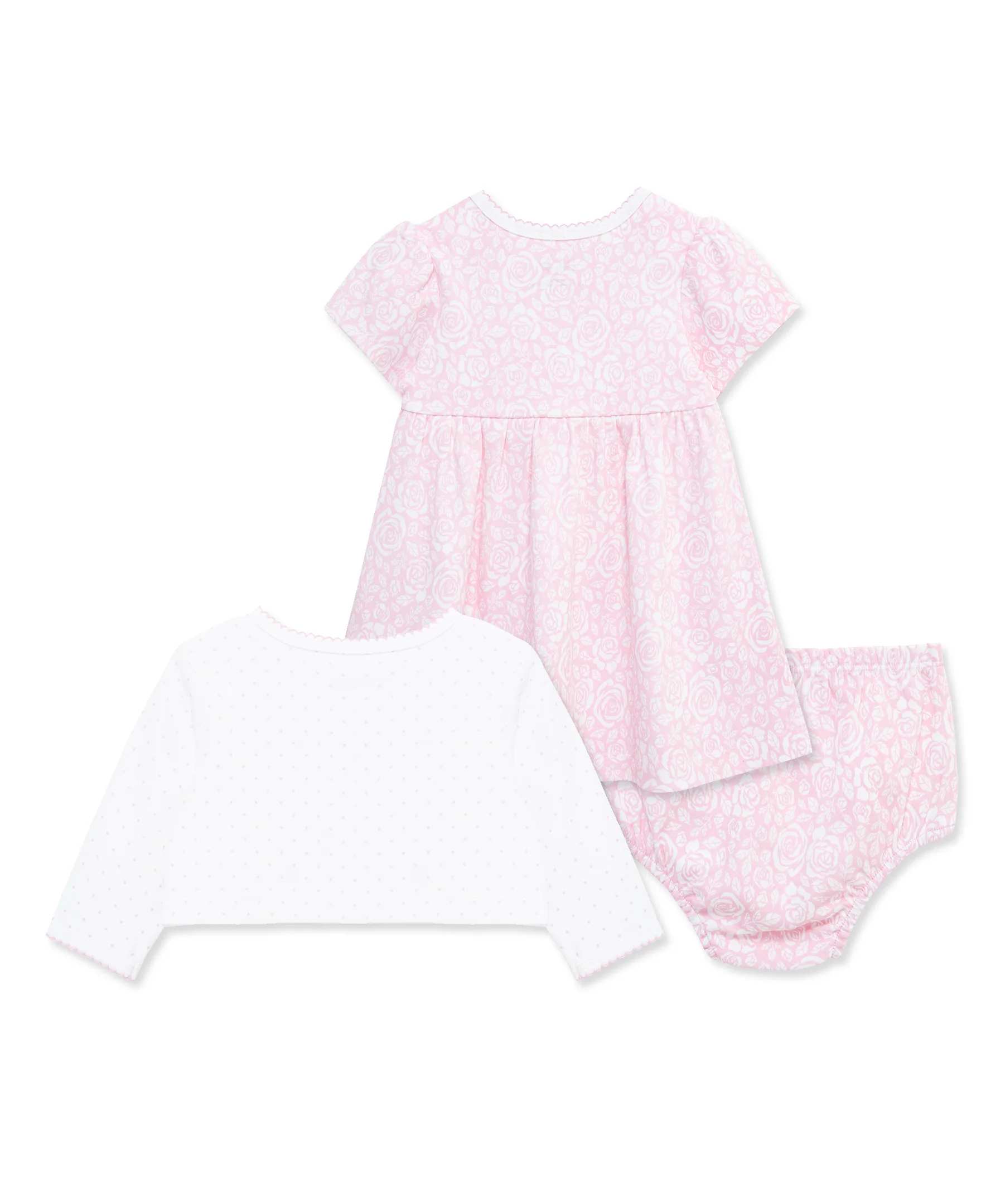 Roses Knit Dress & Cardigan Set - Image 5