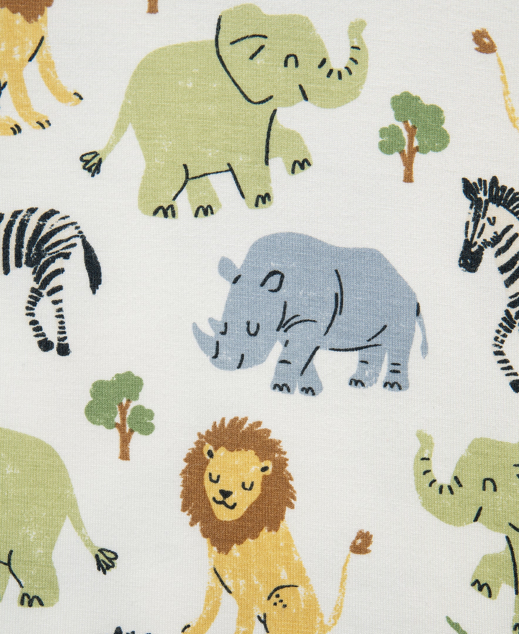 Safari 4-Piece Pajama Set (2T-4T) - Image 2
