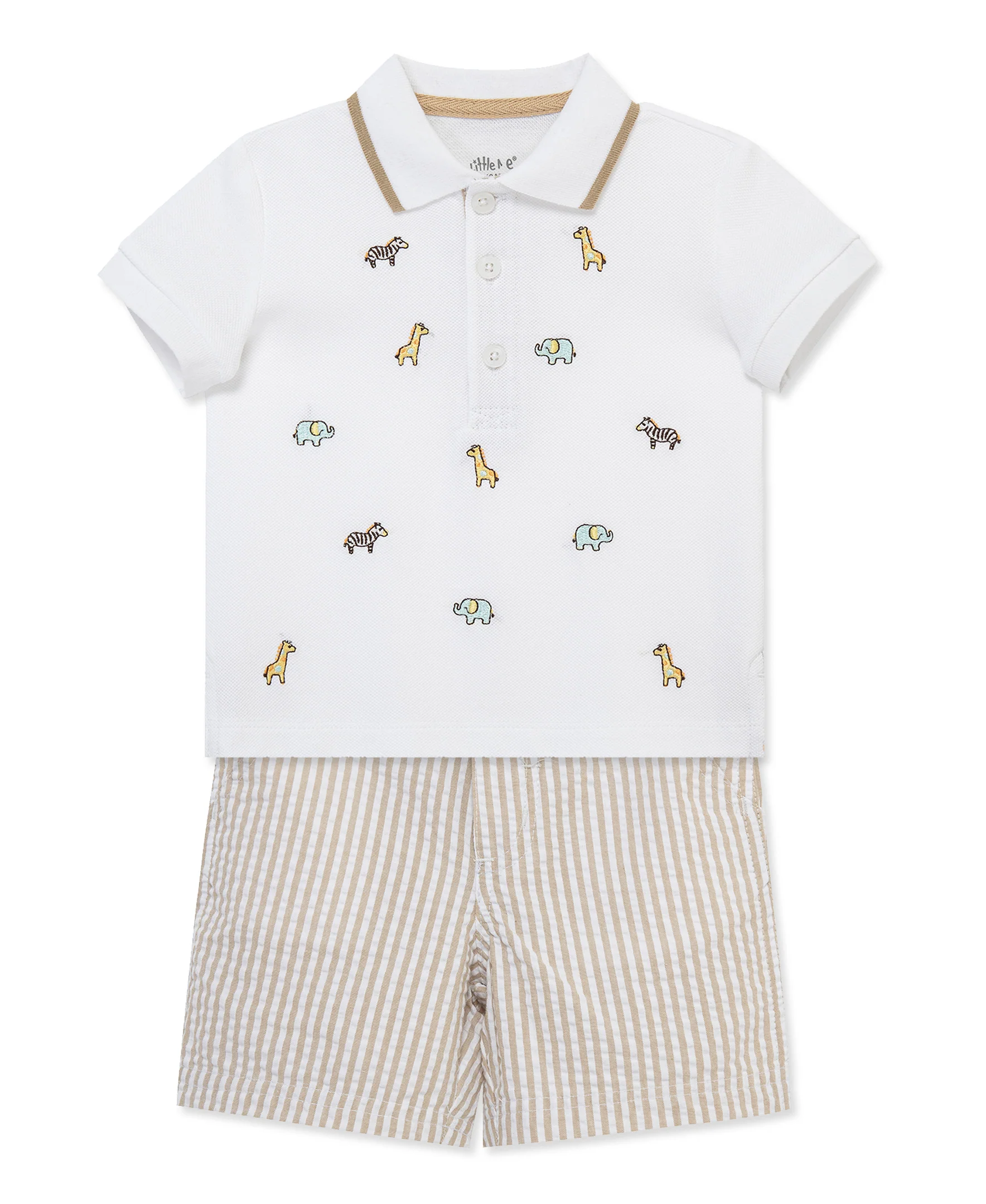 Safari Polo Short Set (12M-24M) - Image 4