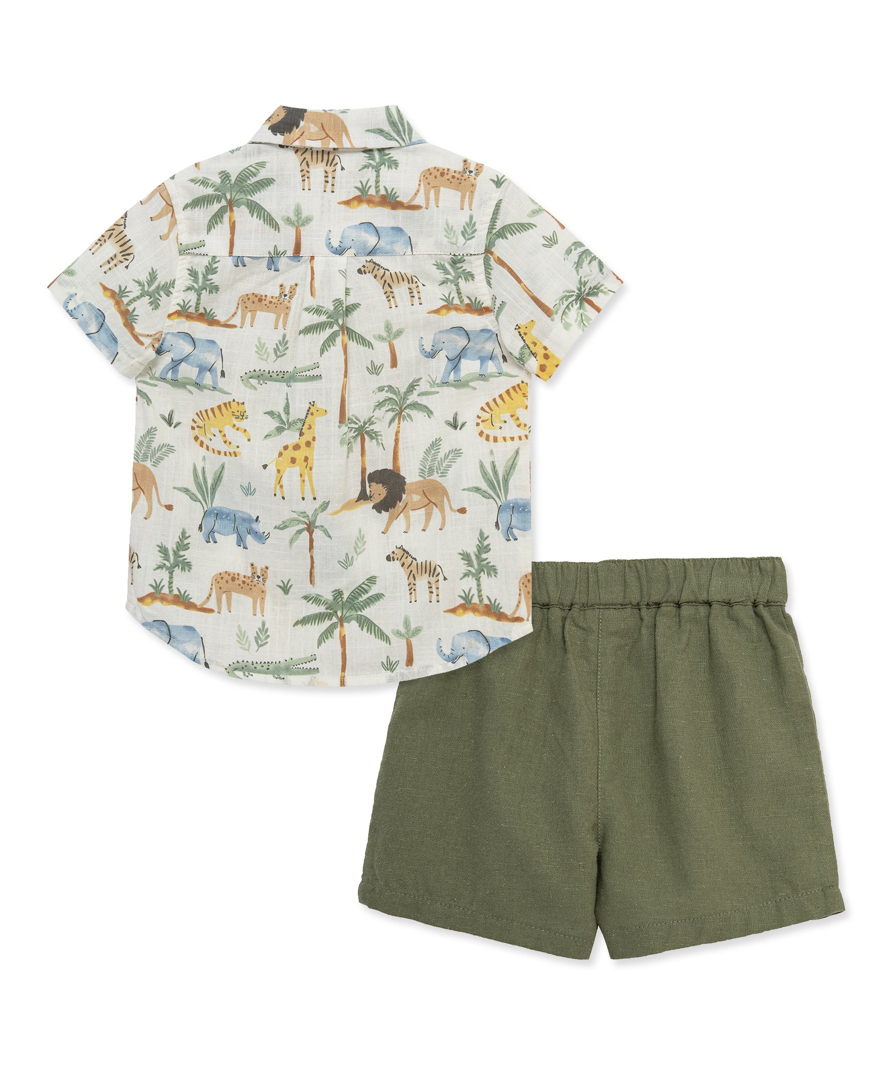 Safari Woven Short Set (12M-24M) - Image 5