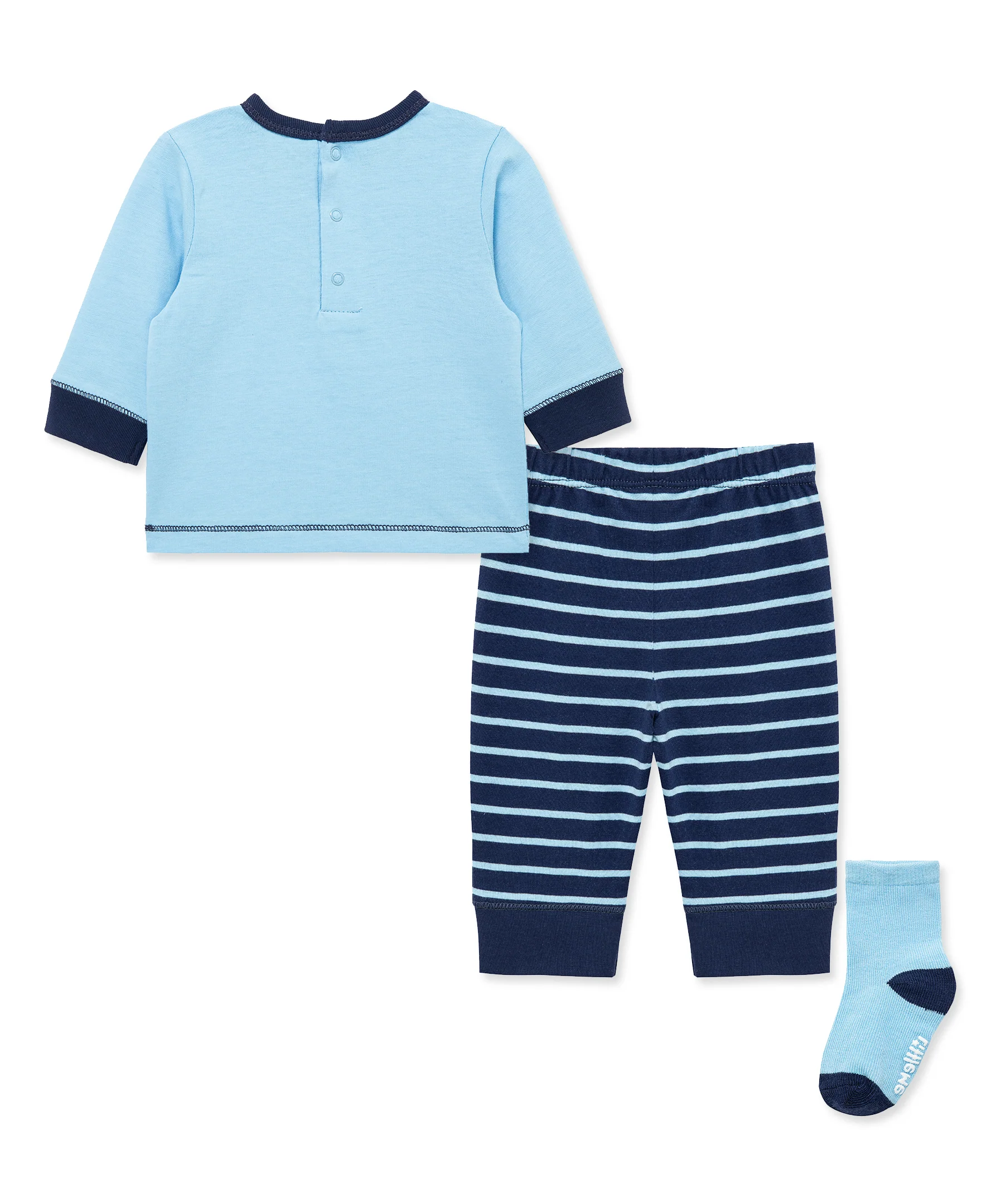 Sailboat 3-Piece Jogger & Sock Set (3M-12M) - Image 5