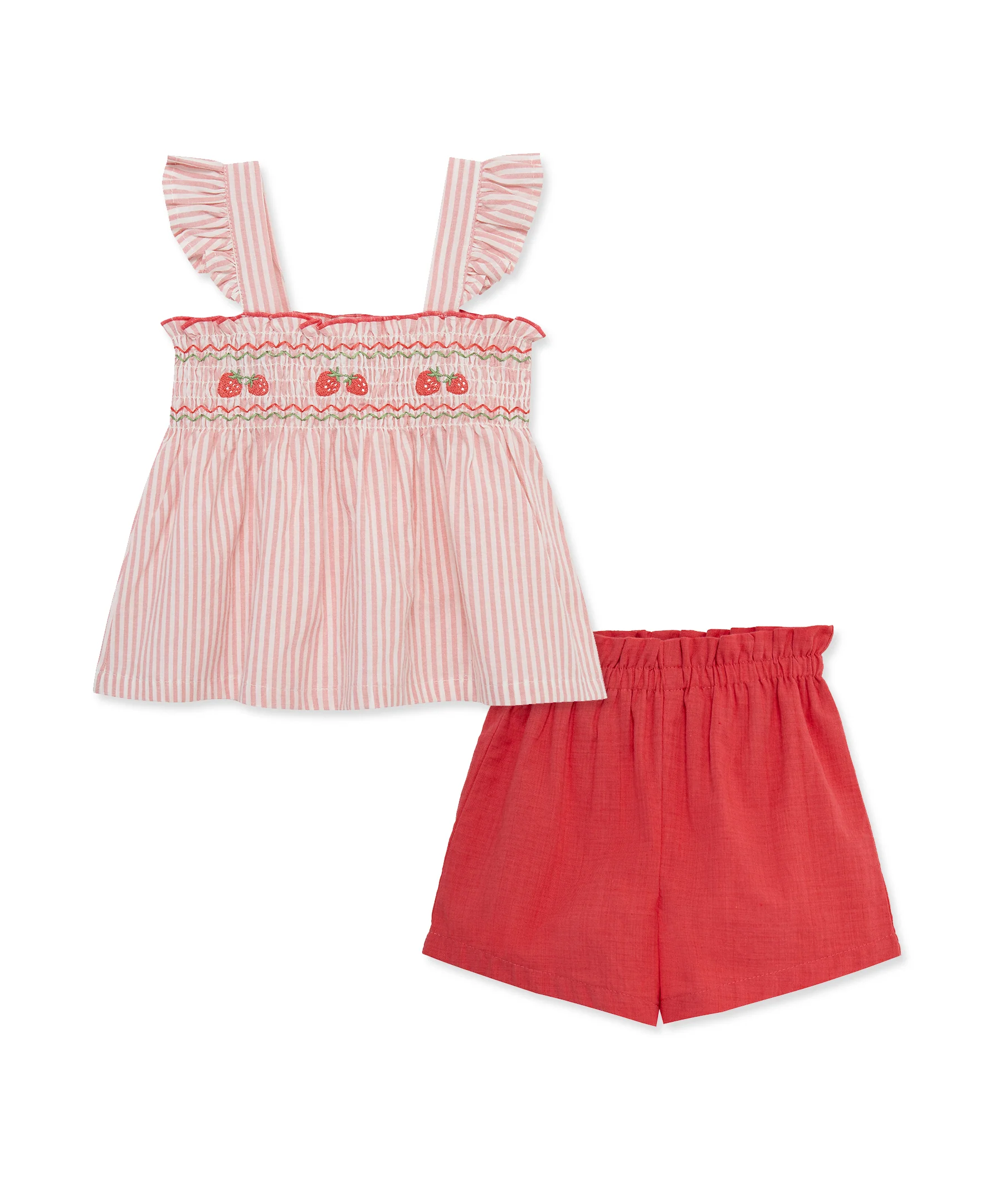 Strawberry 2-Piece Woven Play Set (12M-24M)