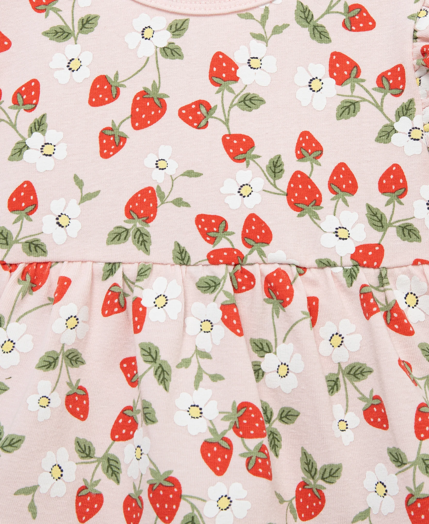 Strawberry Bodysuit Dress & Headband - Image 2