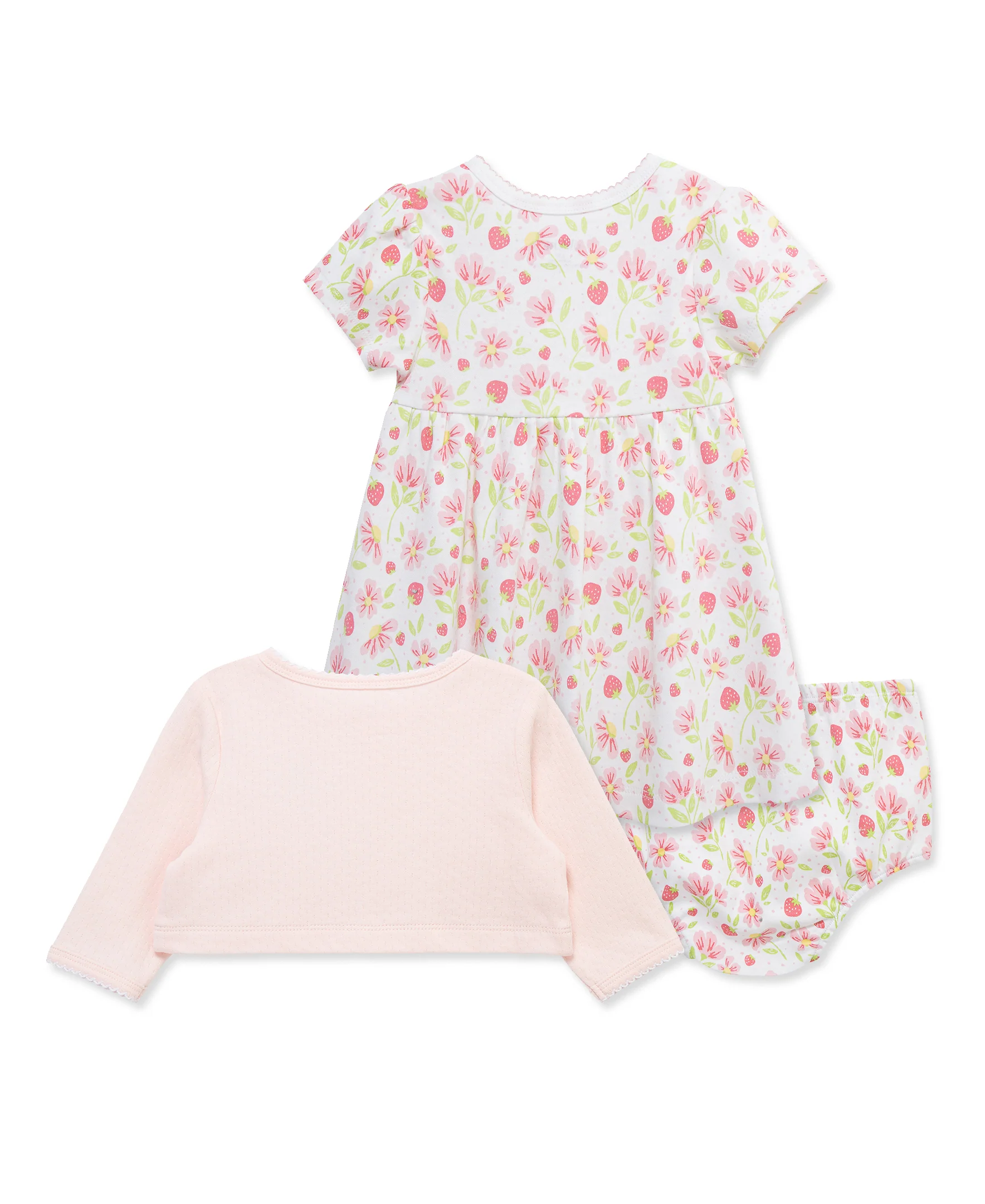 Strawberry Knit Dress & Cardigan Set - Image 5