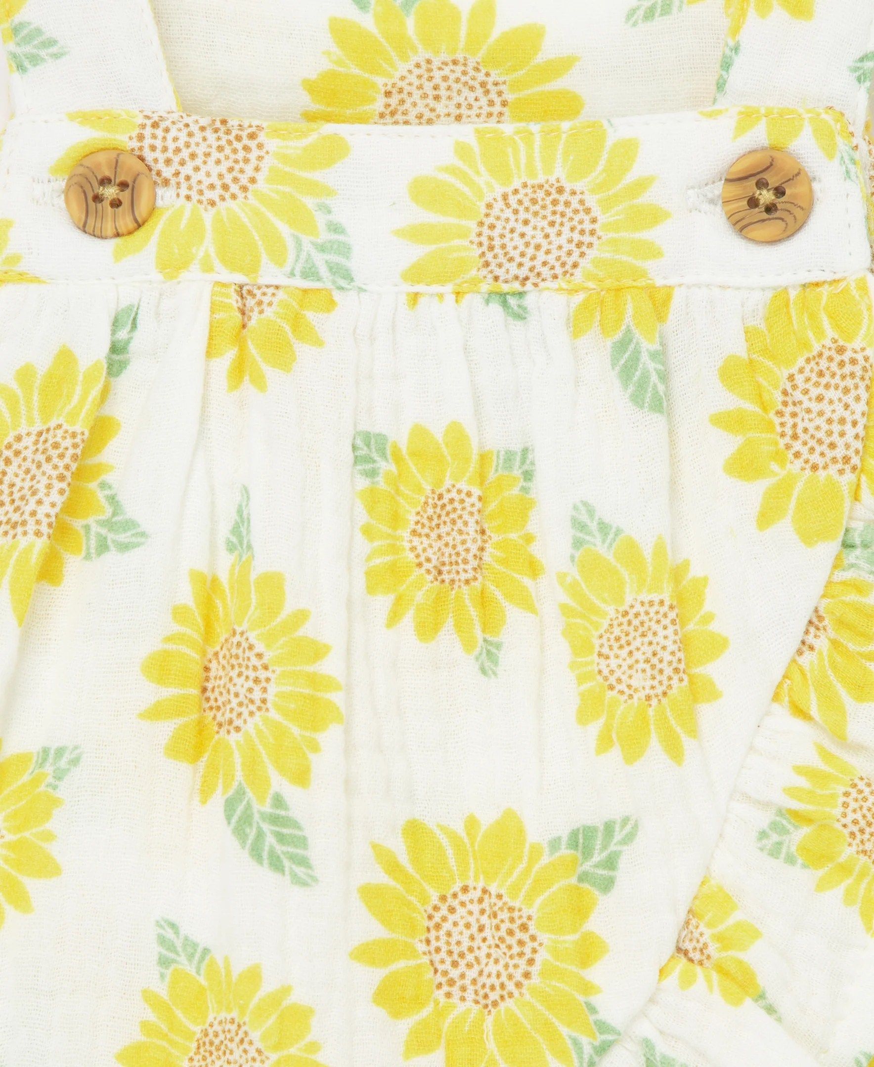Sunflower Woven 2-Piece Sunsuit & Headband - Image 2