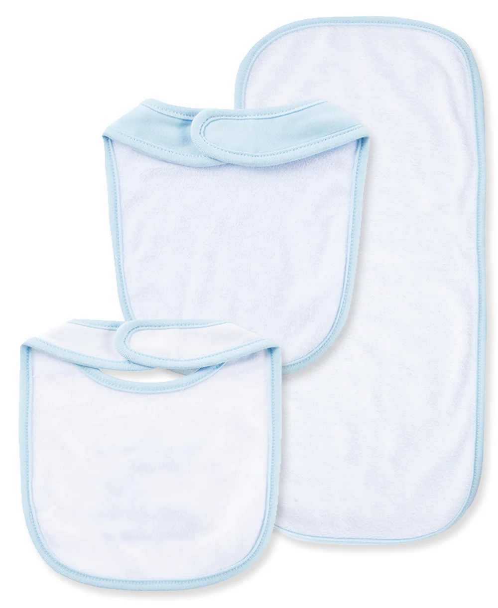 Thank Heaven For Little Boys Bib & Burp Set - Image 3