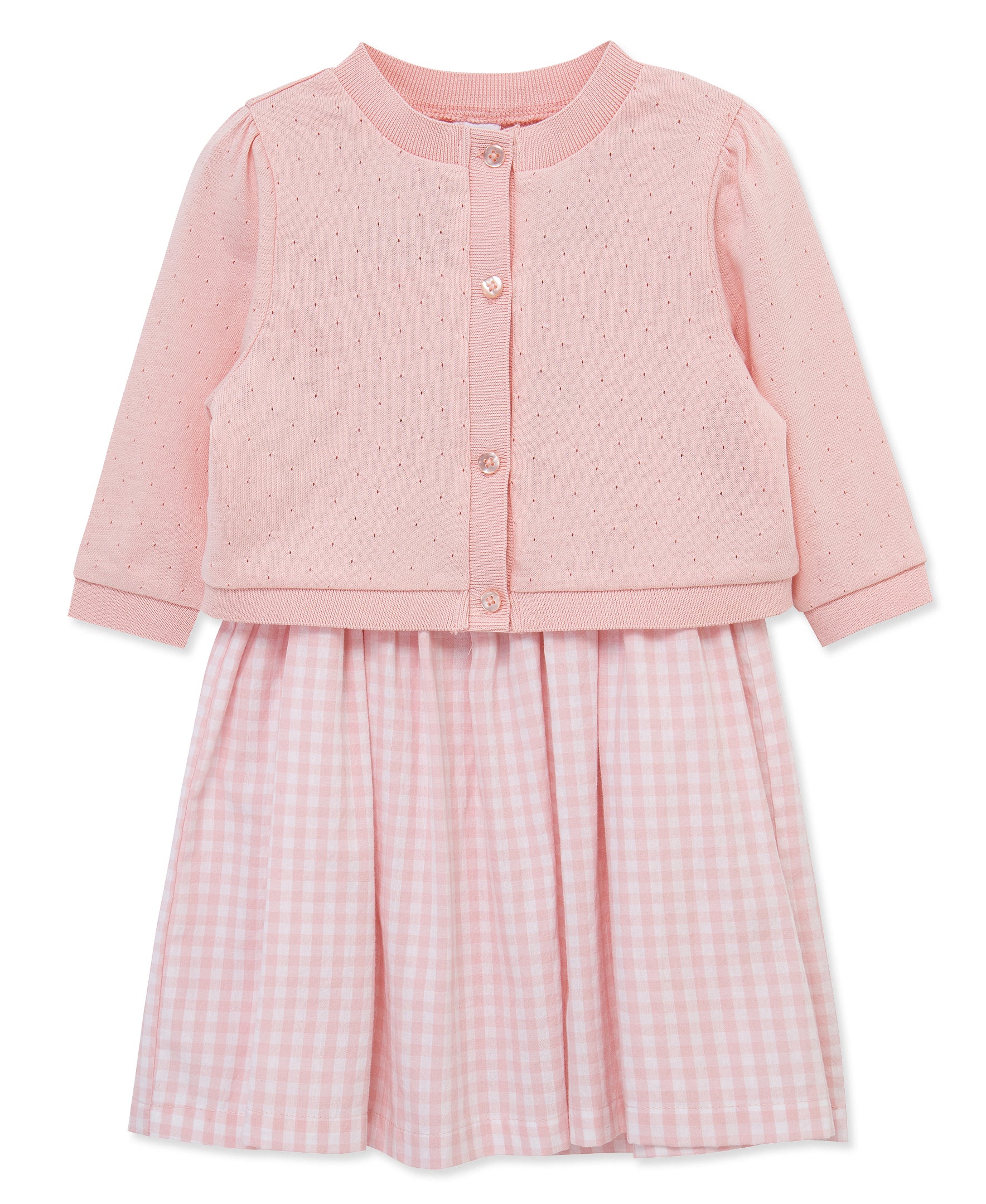 Tulip Dress & Cardigan Set w/ Panty (12M-24M) - Image 4